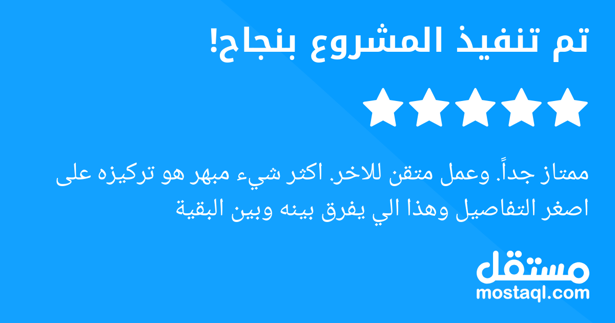 ممتاز جدا. وعمل متقن للاخر. اكثر شيء مبهر هو تركيزه على اصغر التفاصيل وهذا الي يفرق بينه وبين البقية