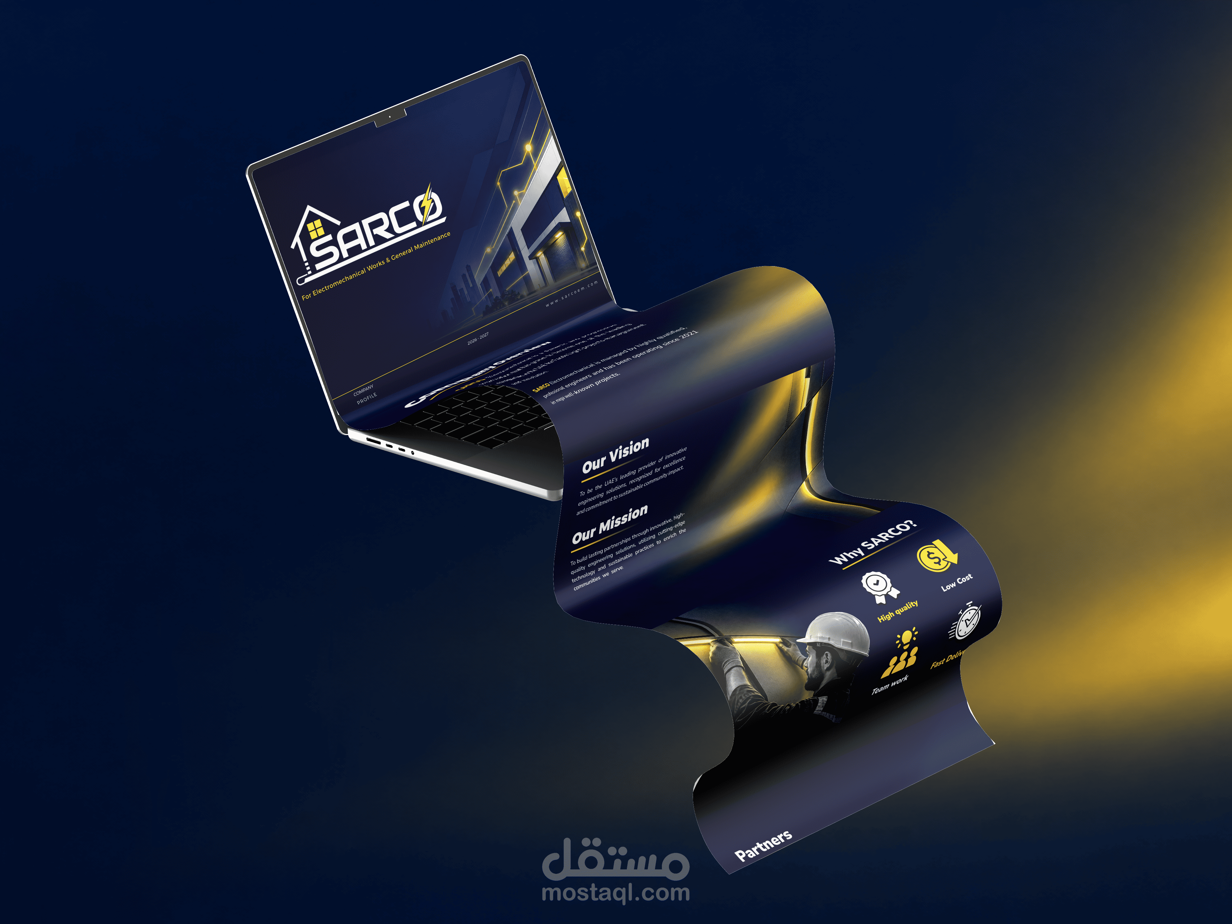 SARCO | Company Profile Design | مستقل
