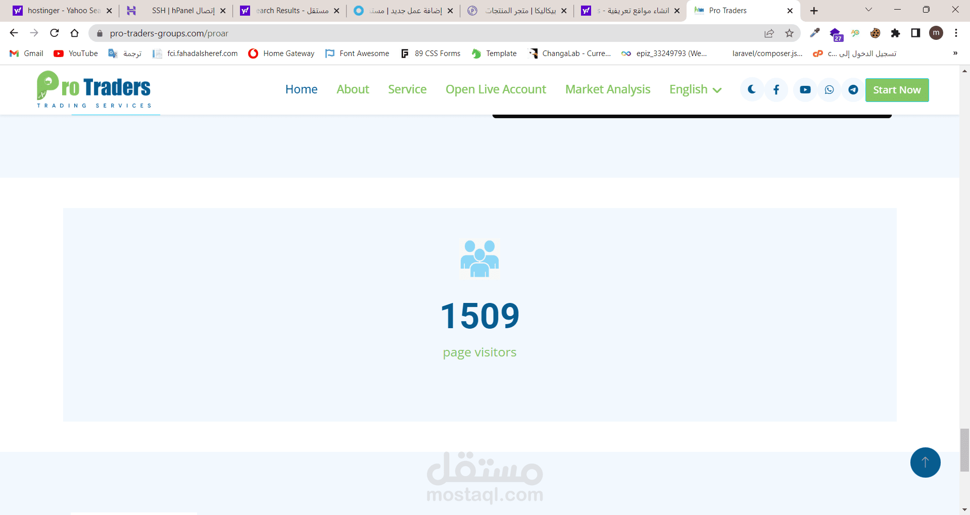 موقع فوركس لشركة Pro Traders group | مستقل