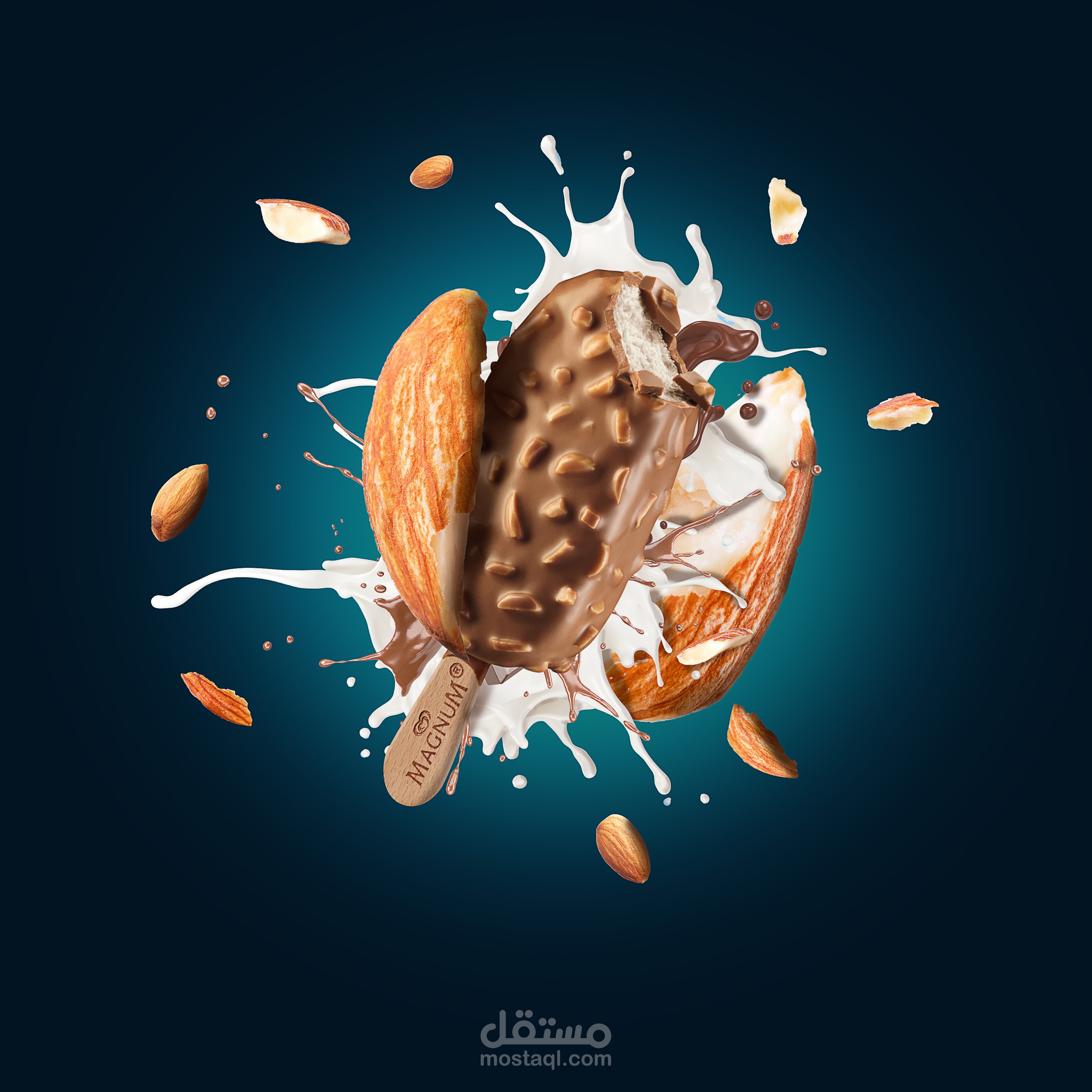 تصميم اعلان لايس كريم | مستقل