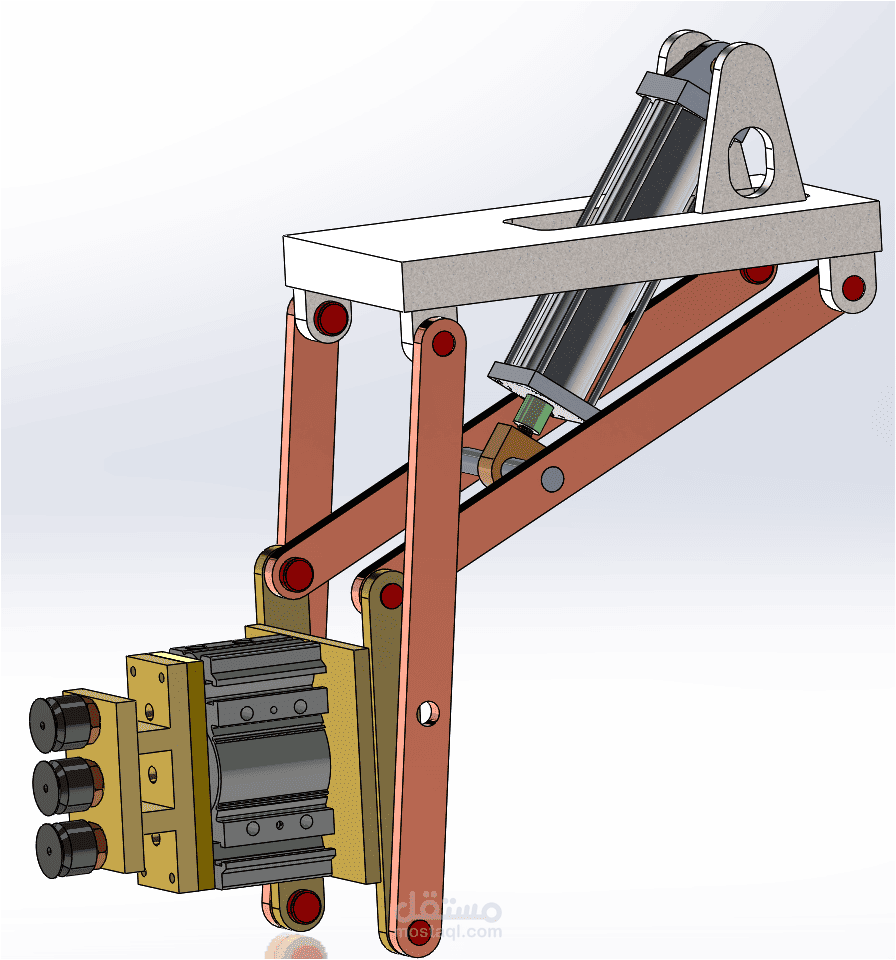 تصميم مشاريع و 3D modeling باستخدام SolidWorks مع طباعة بي دي اف خاص ...