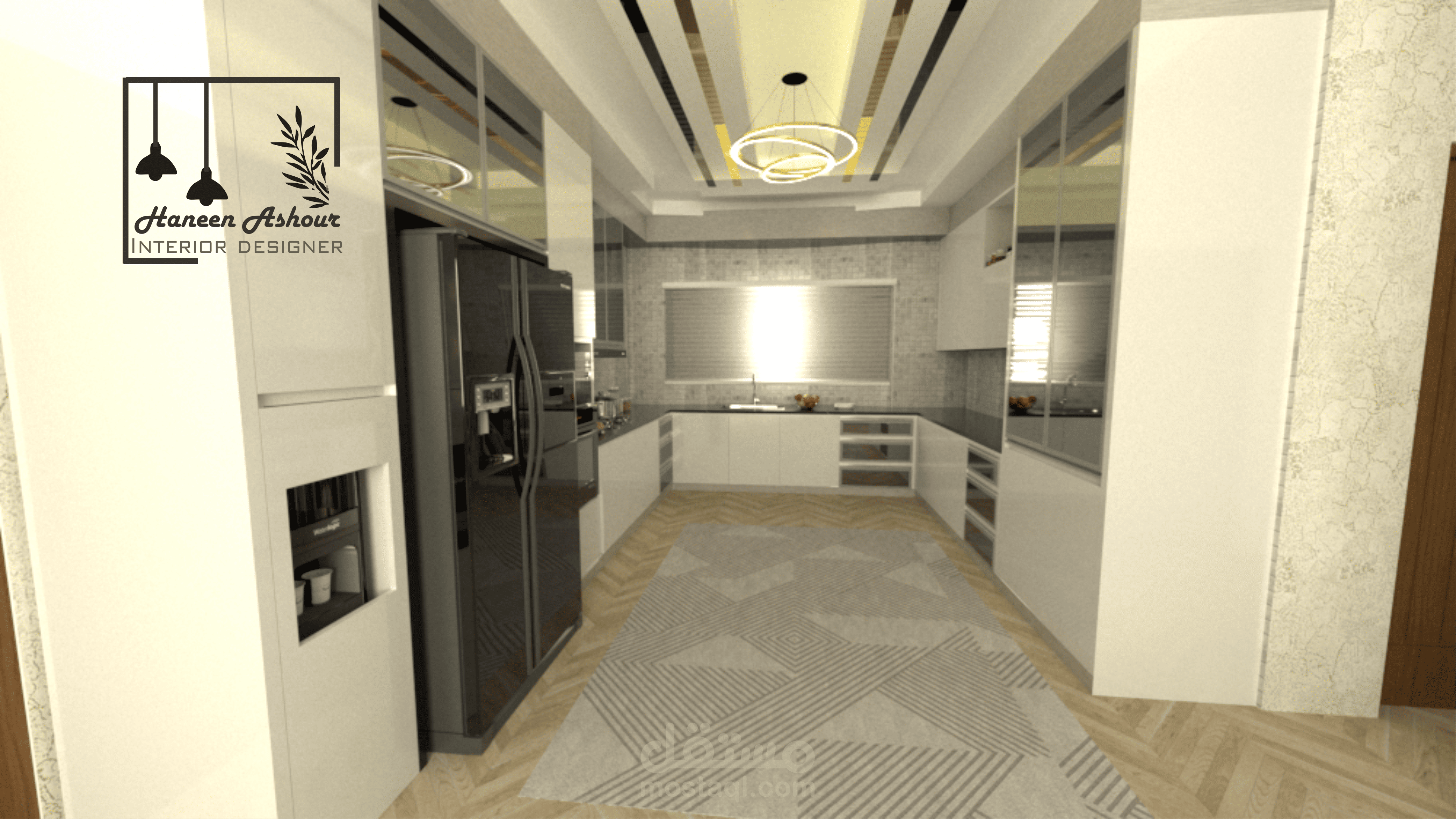 تصميم داخلي لمطبخ - Kitchen interior design | مستقل
