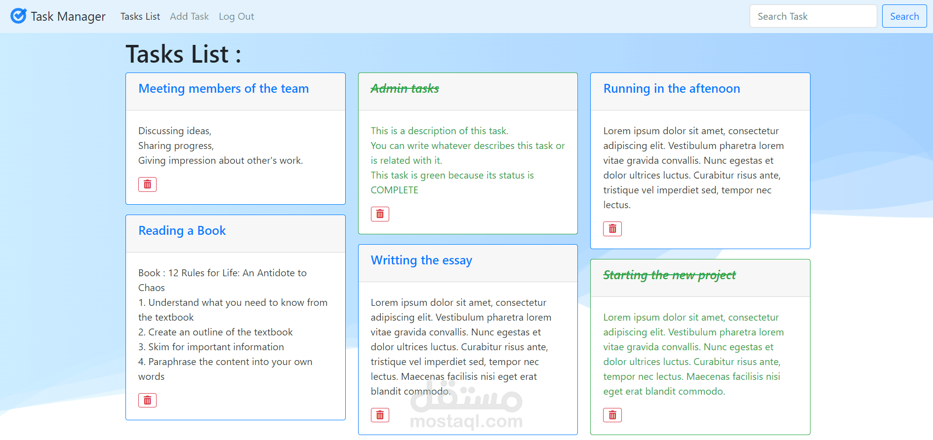 Task Manager | مستقل