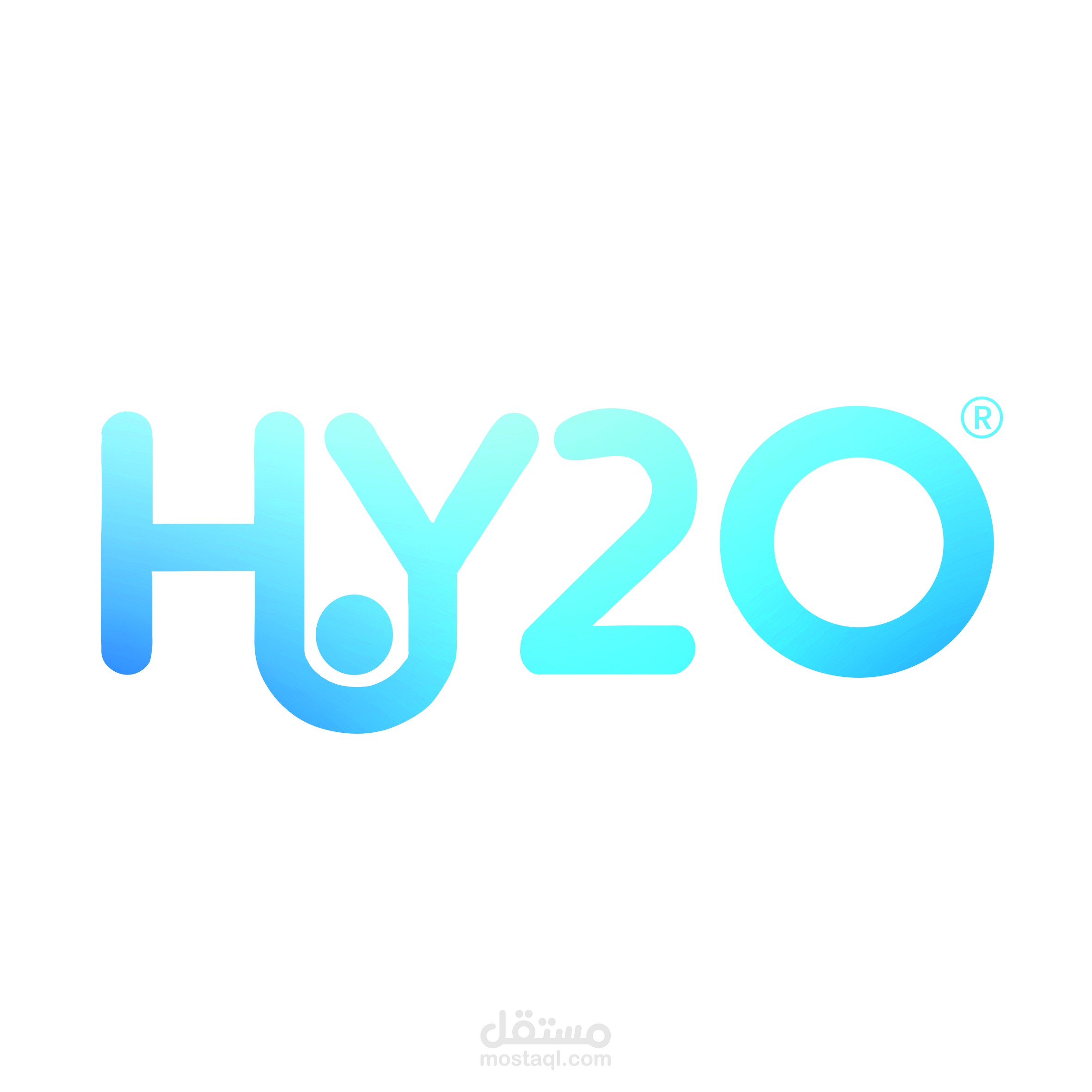 H2yo تصميم لوجو عصري احترافي لشركة مياه أسترالية – HY2O | مستقل