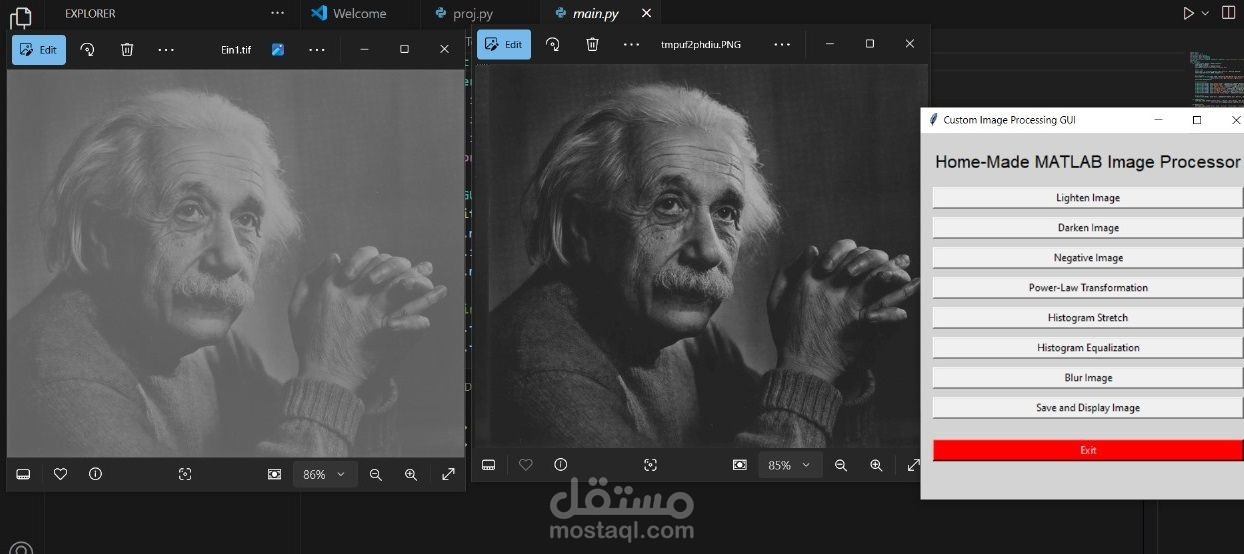 معالج صور باستخدام بايثون | مستقل