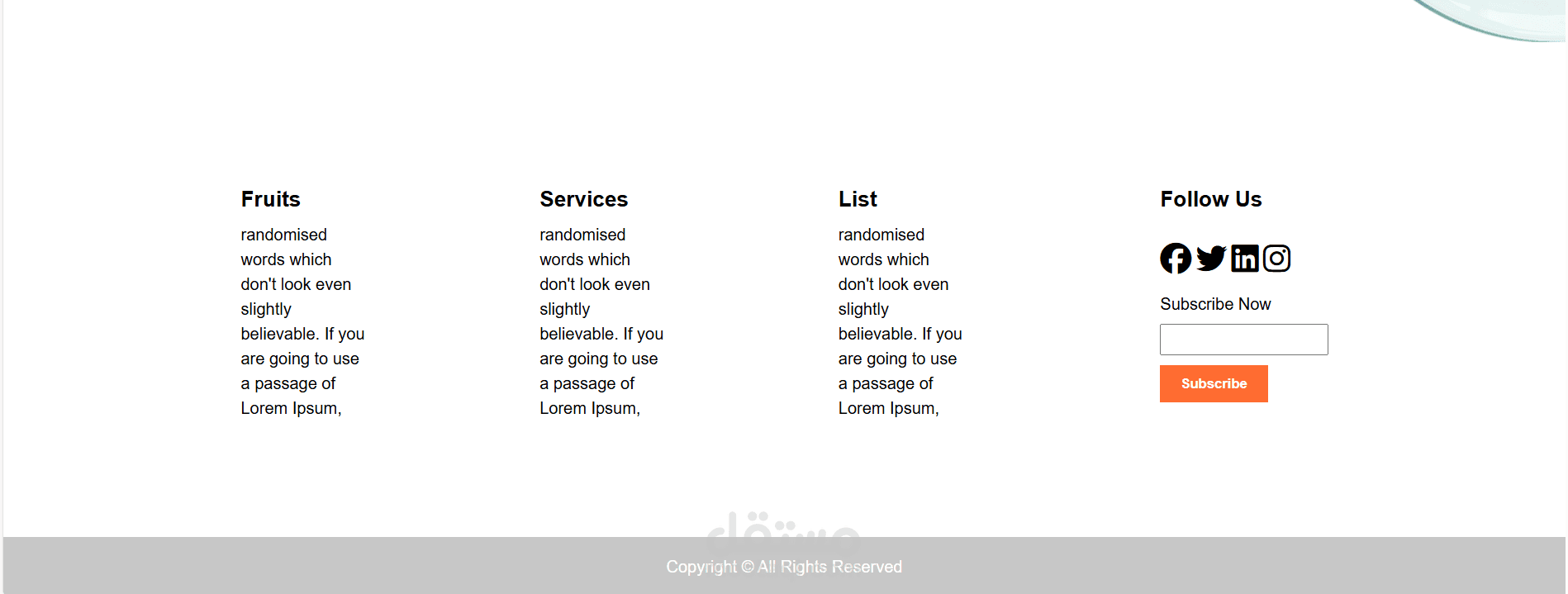 Static Web Page (HTML & CSS) | مستقل