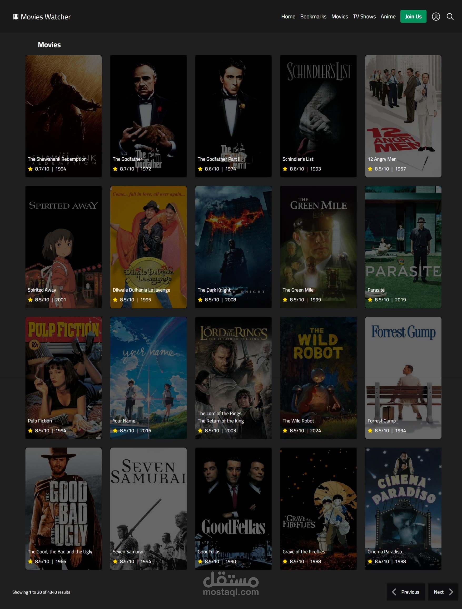 Watcher App تطبيق متابعة الأفلام - Movies Watcher App | مستقل
