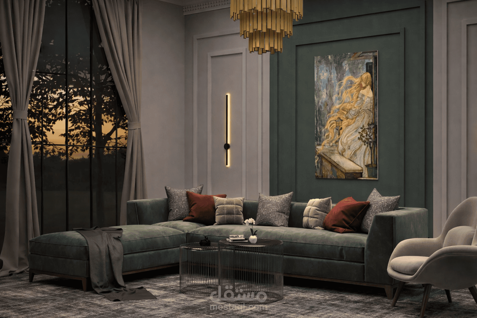 Living Room Interior Design | مستقل