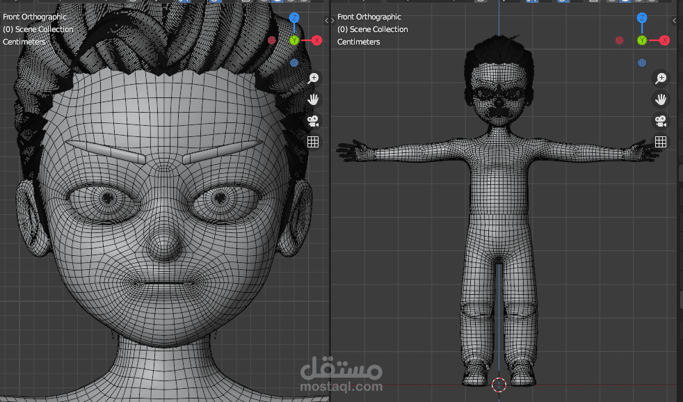 Modelling cartoon character | مستقل