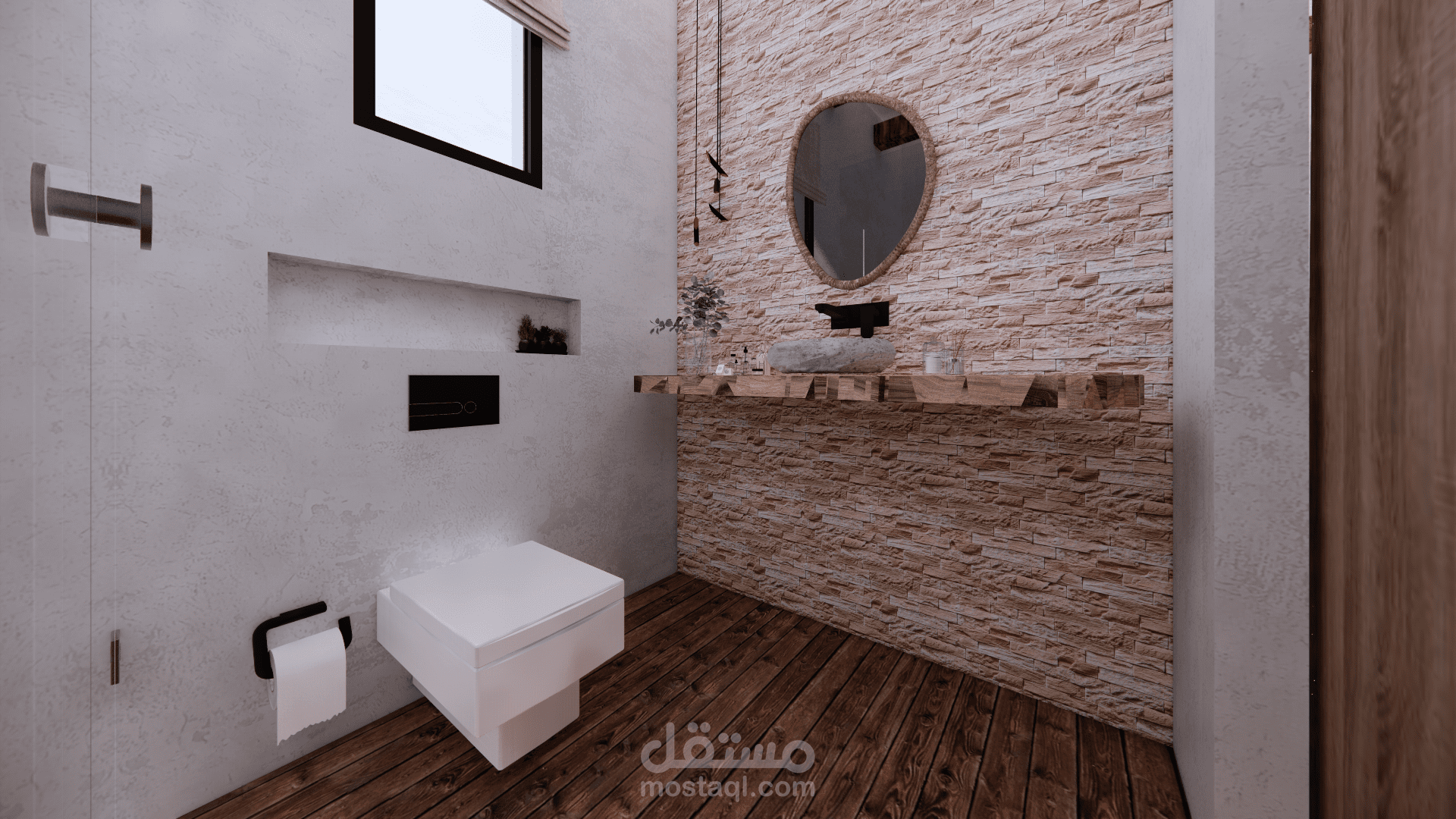 Rustic villa design | مستقل