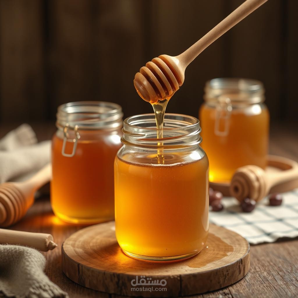 حملة تسويق لمنتج غذائي (مثال: عسل طبيعي)