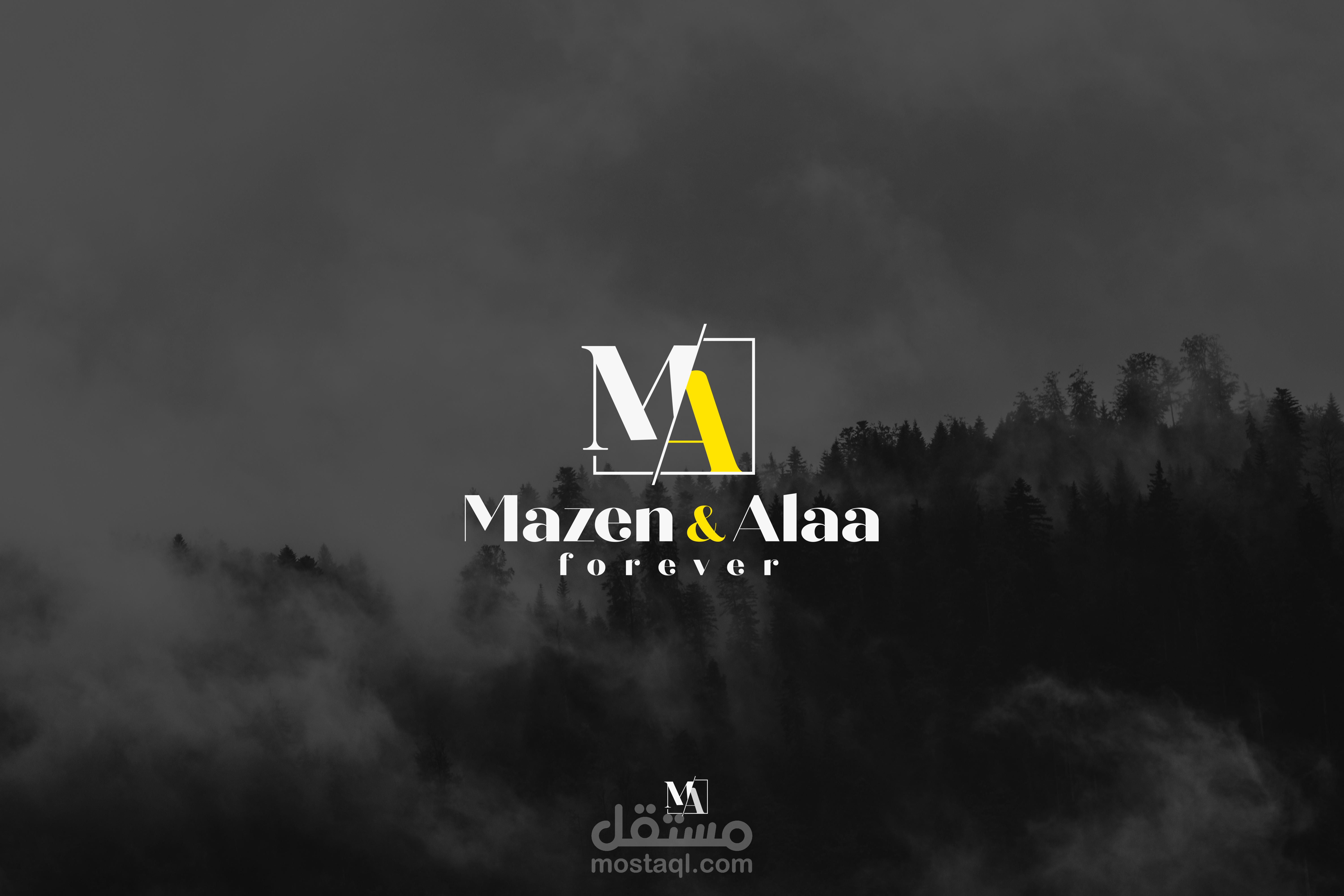 لوجو  لأحدي العملاء "MA" جديد 2018