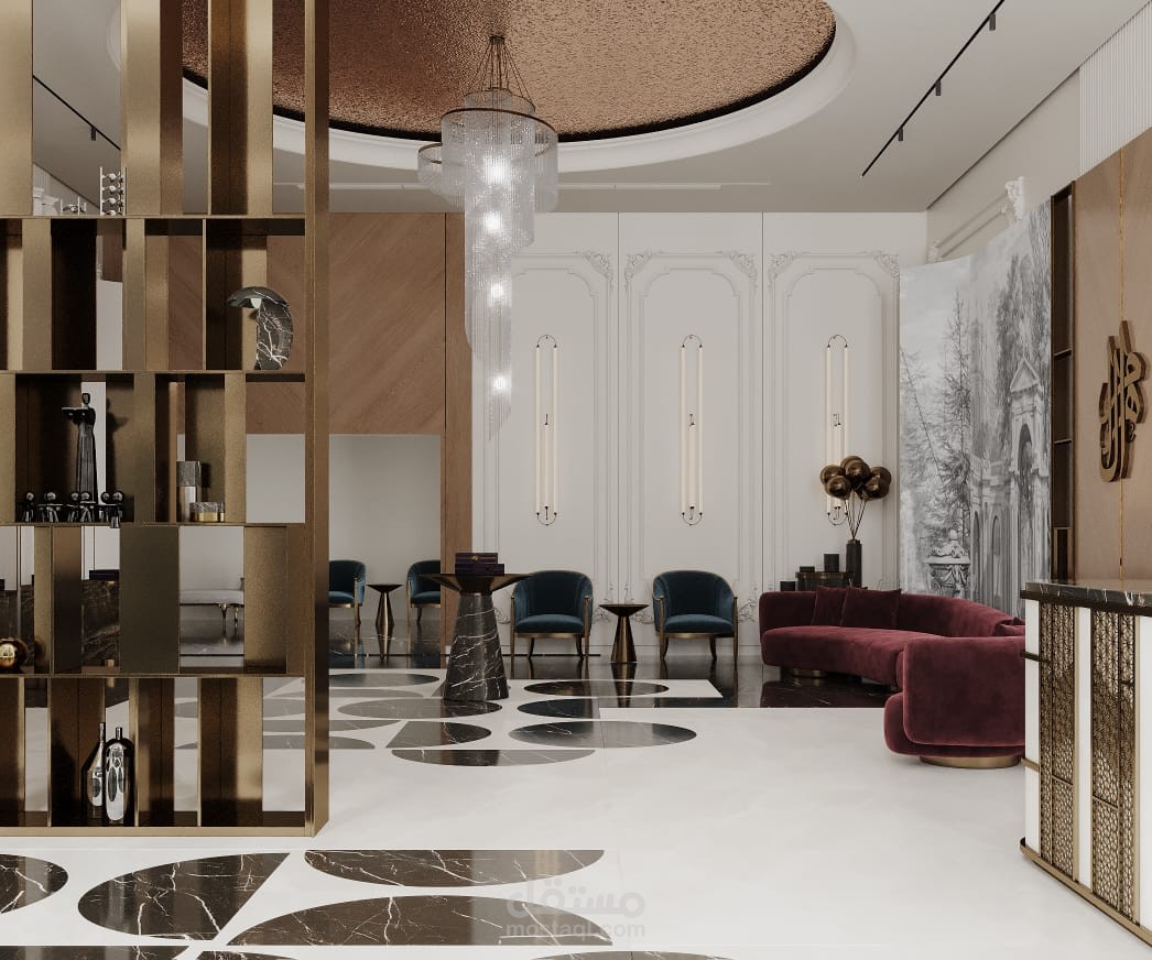 نماذج لأعمال التصميم الداخلي