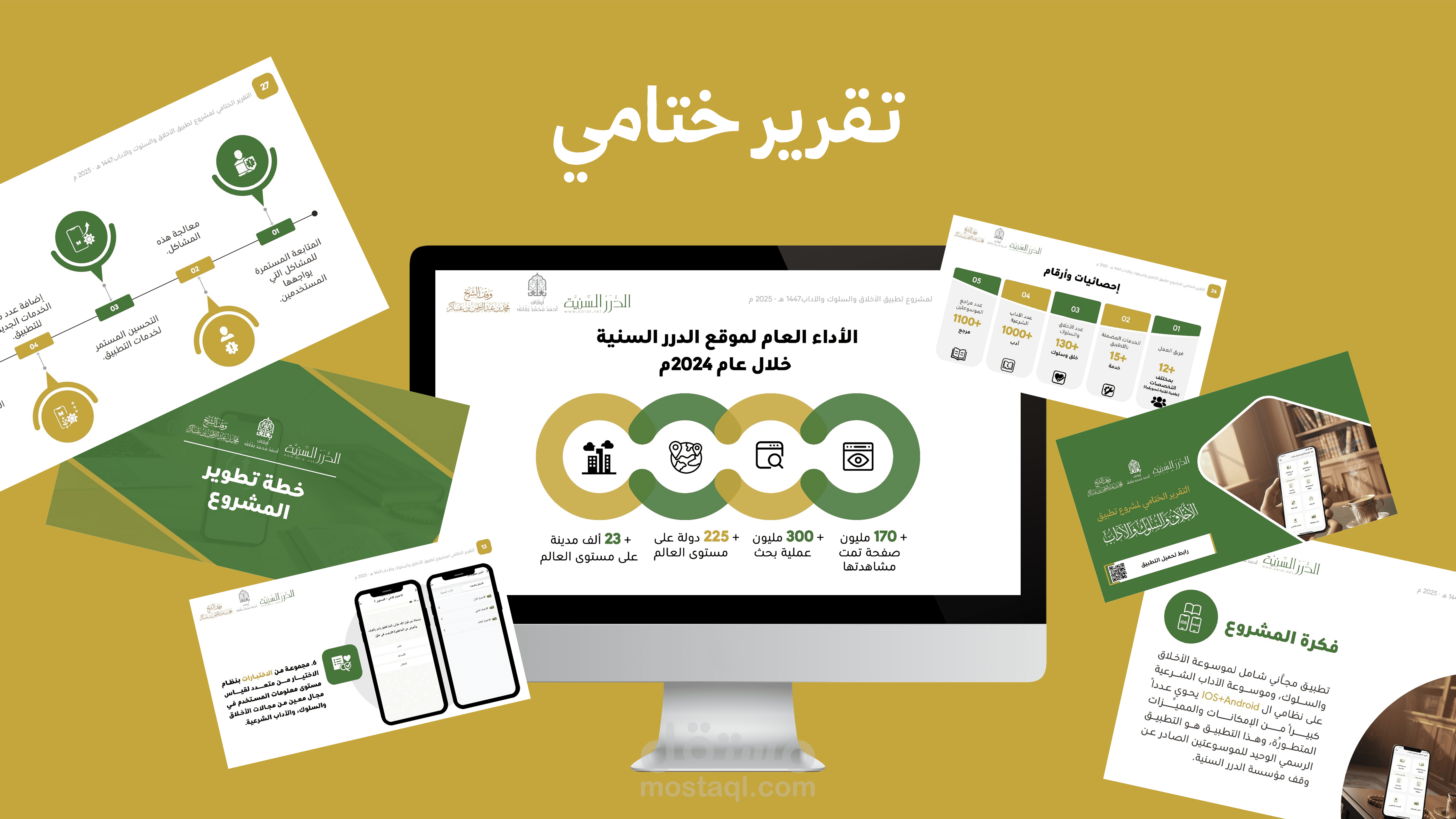 تقرير ختامي احترافي | Annual/Final Report Design
