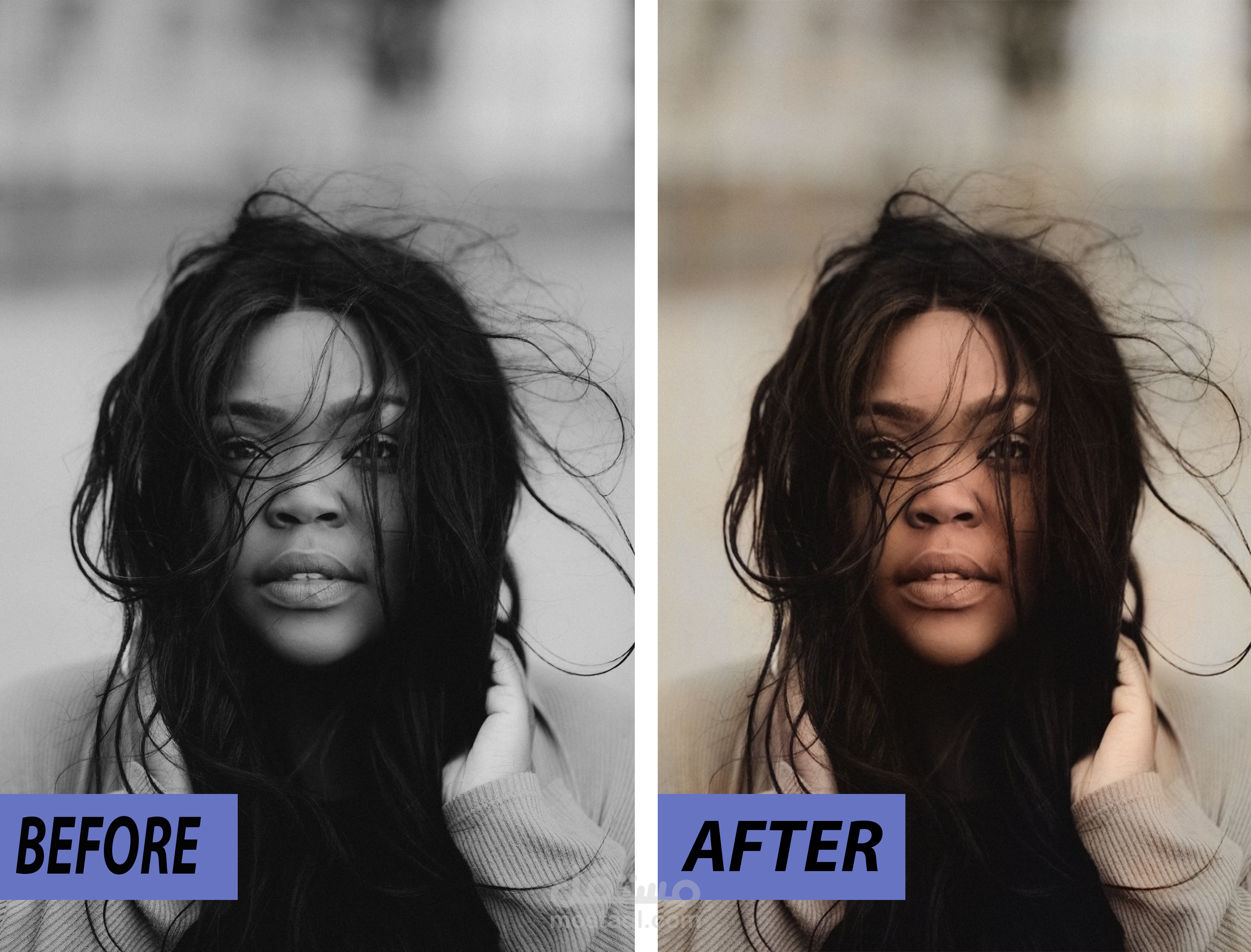 تلوين صور ابيض واسود باحترافية من علي الفوتوشوب