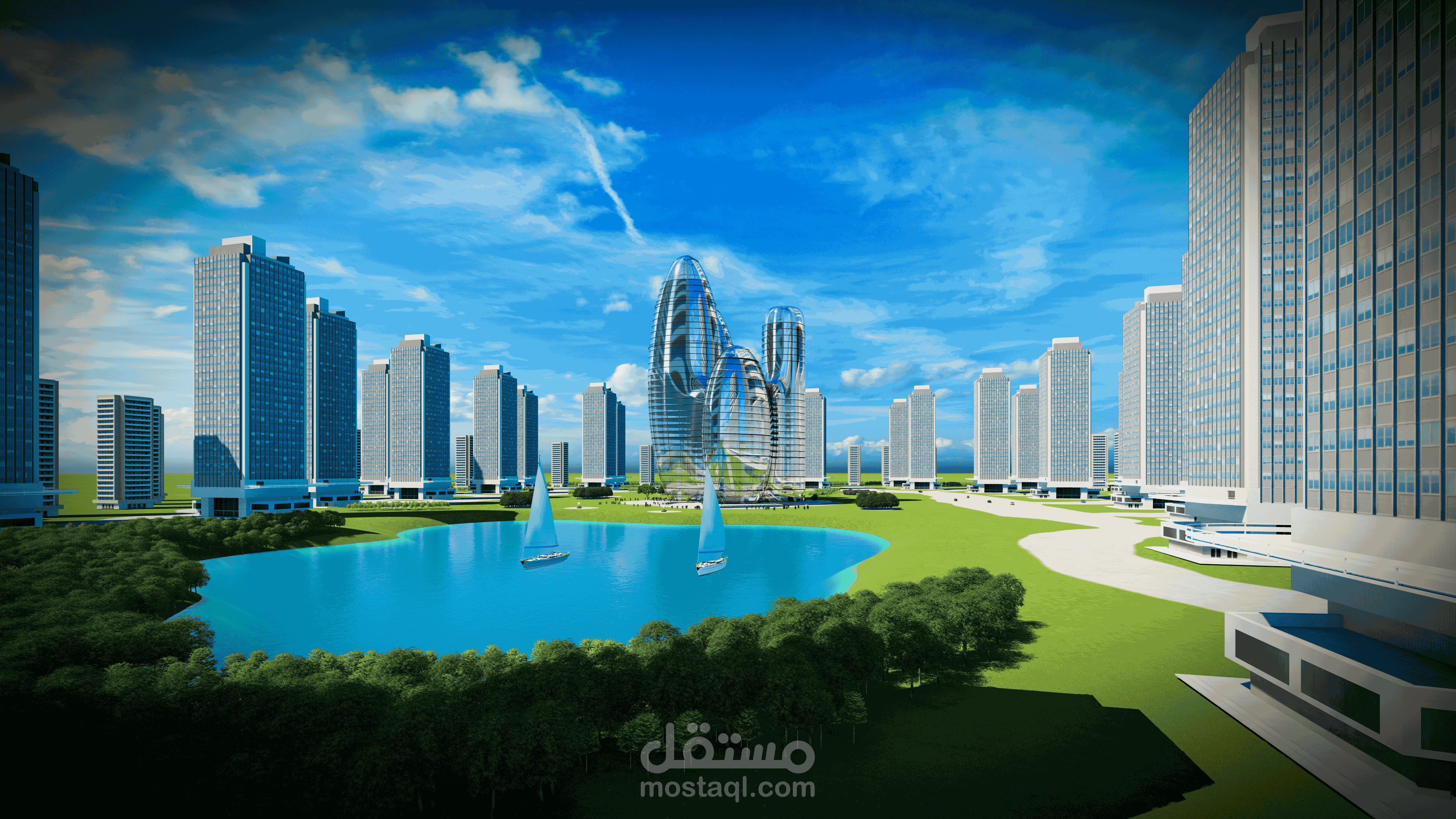 اخراج واظهار مبني بارمتري