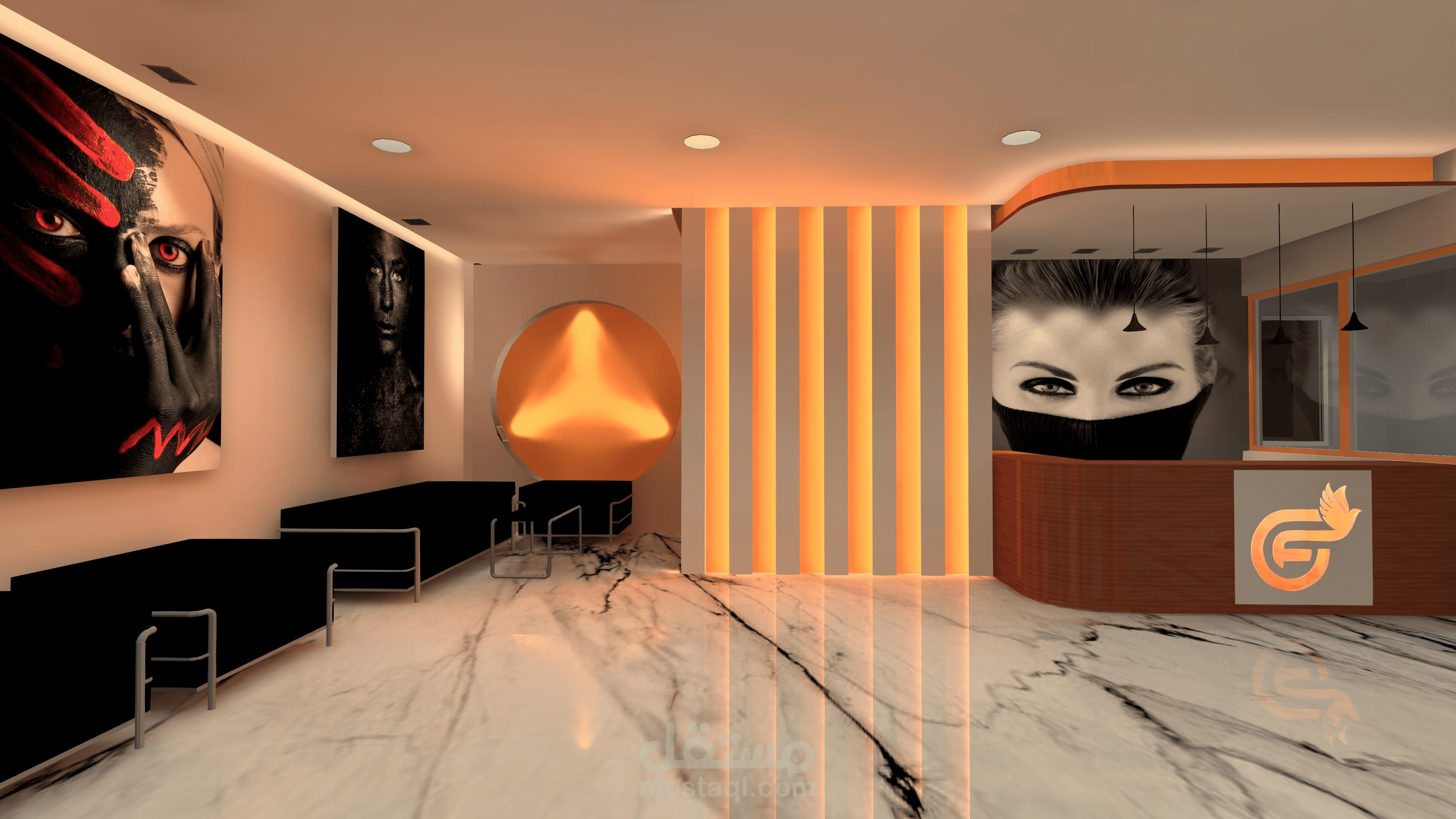 تصميم إضاءة المشاريع التجارية والصناعية