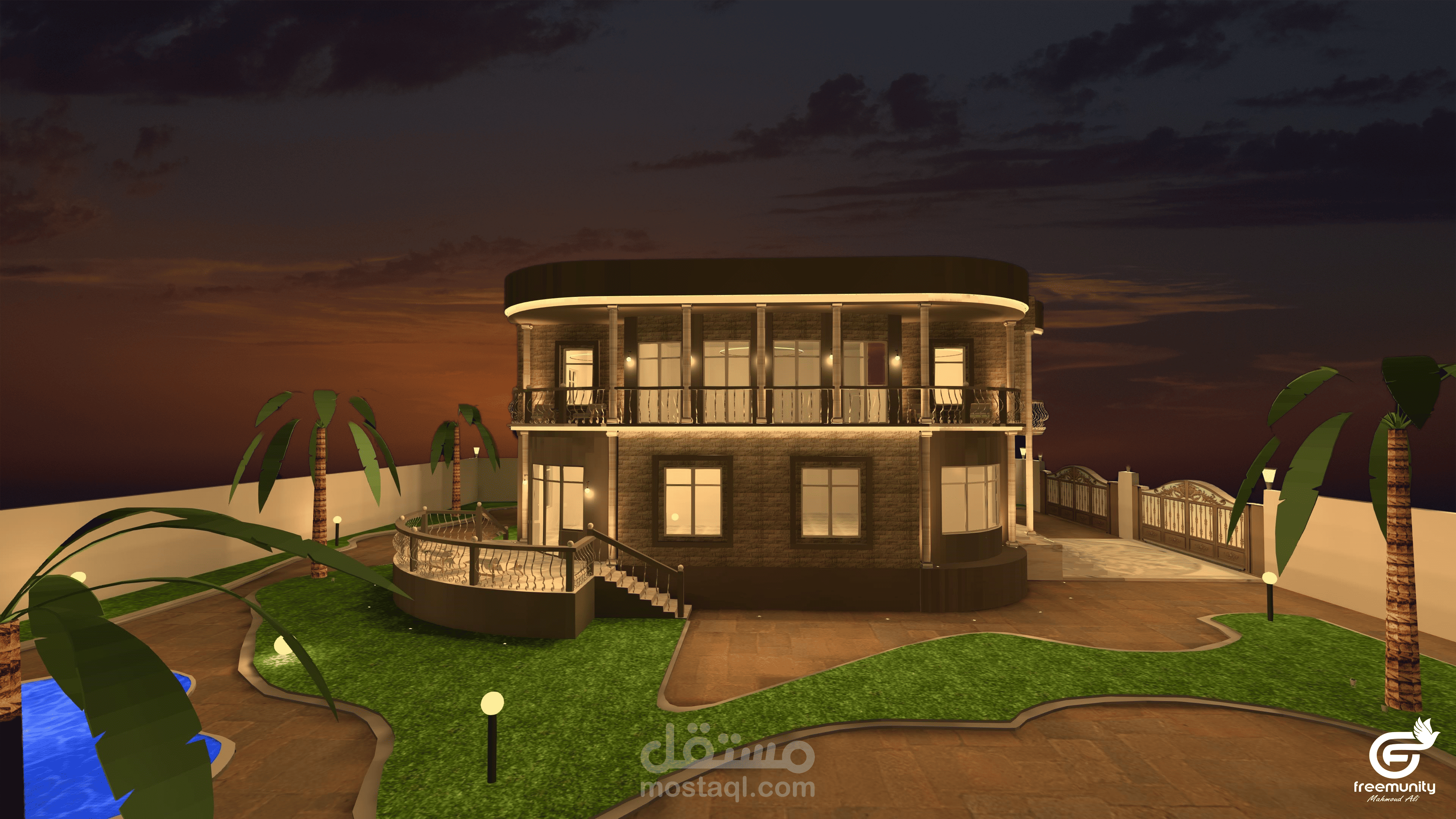 تصميم إضاءة المشاريع السكنية