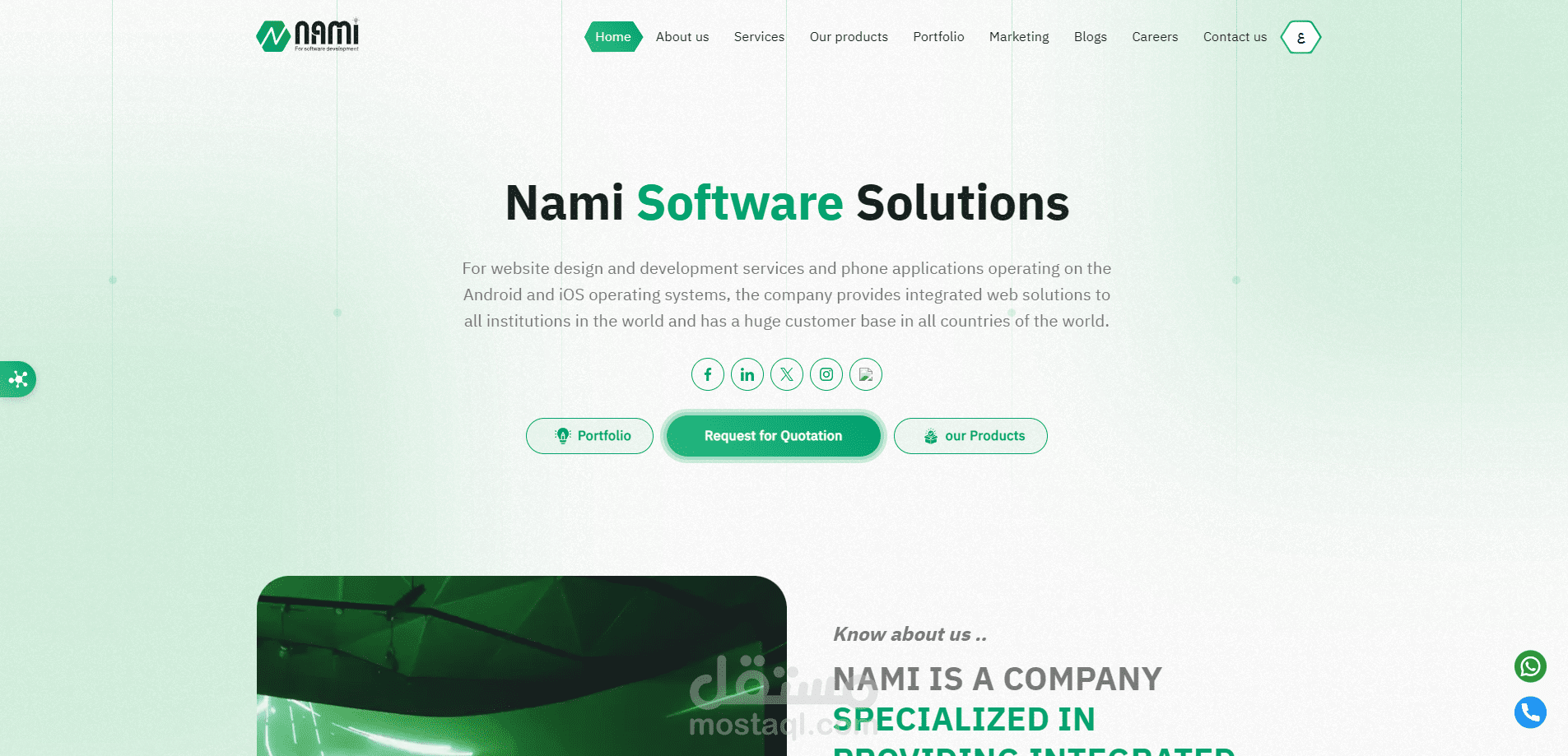 Clone for Nami Portfolio