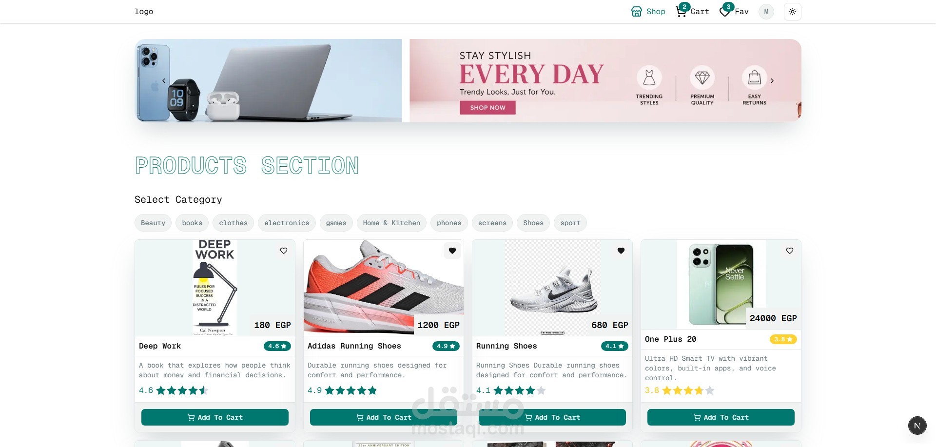 e-commerce | Next js