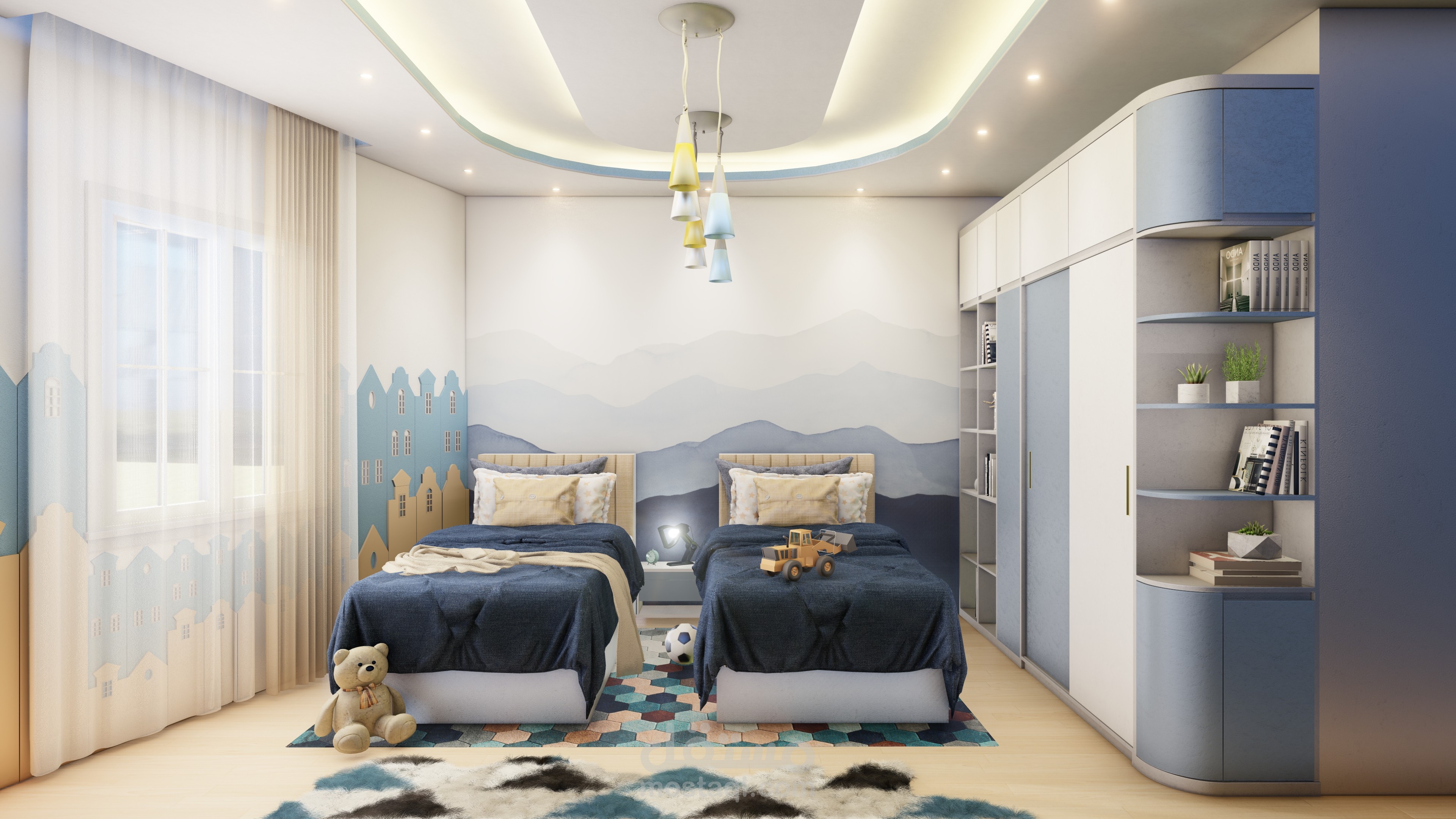 تصميم داخلي لغرفة اطفال