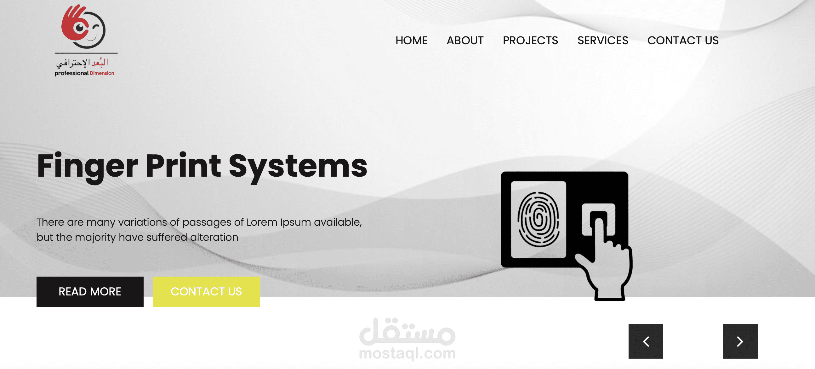تطوير موقع لعميل فالرياض