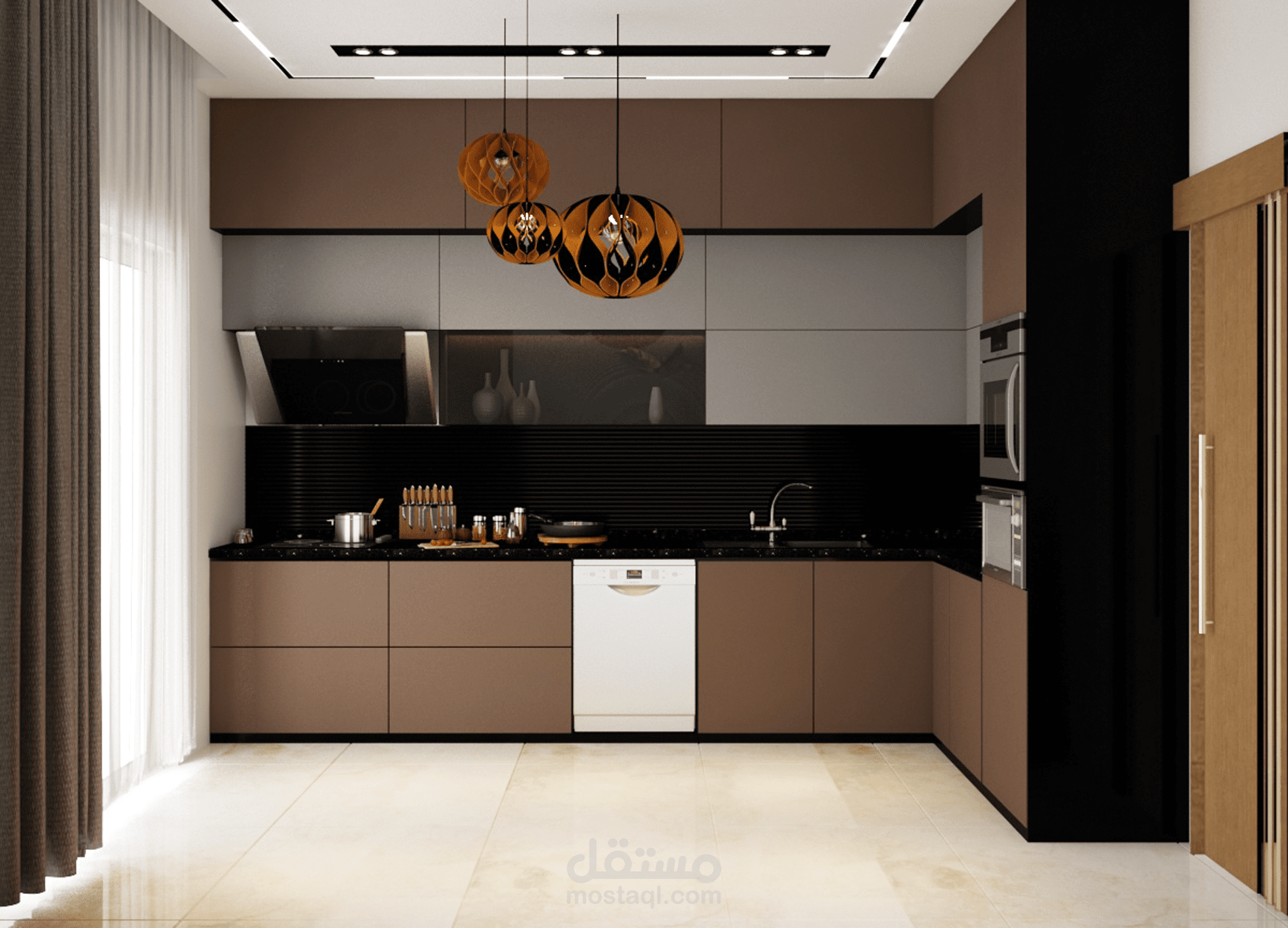 تصميم واجهة مطبخ