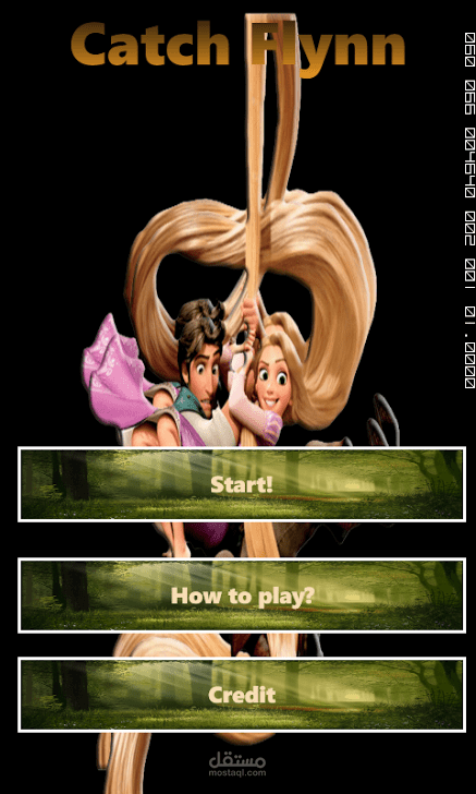تصميم وبرمجة لعبة Catch Flynn