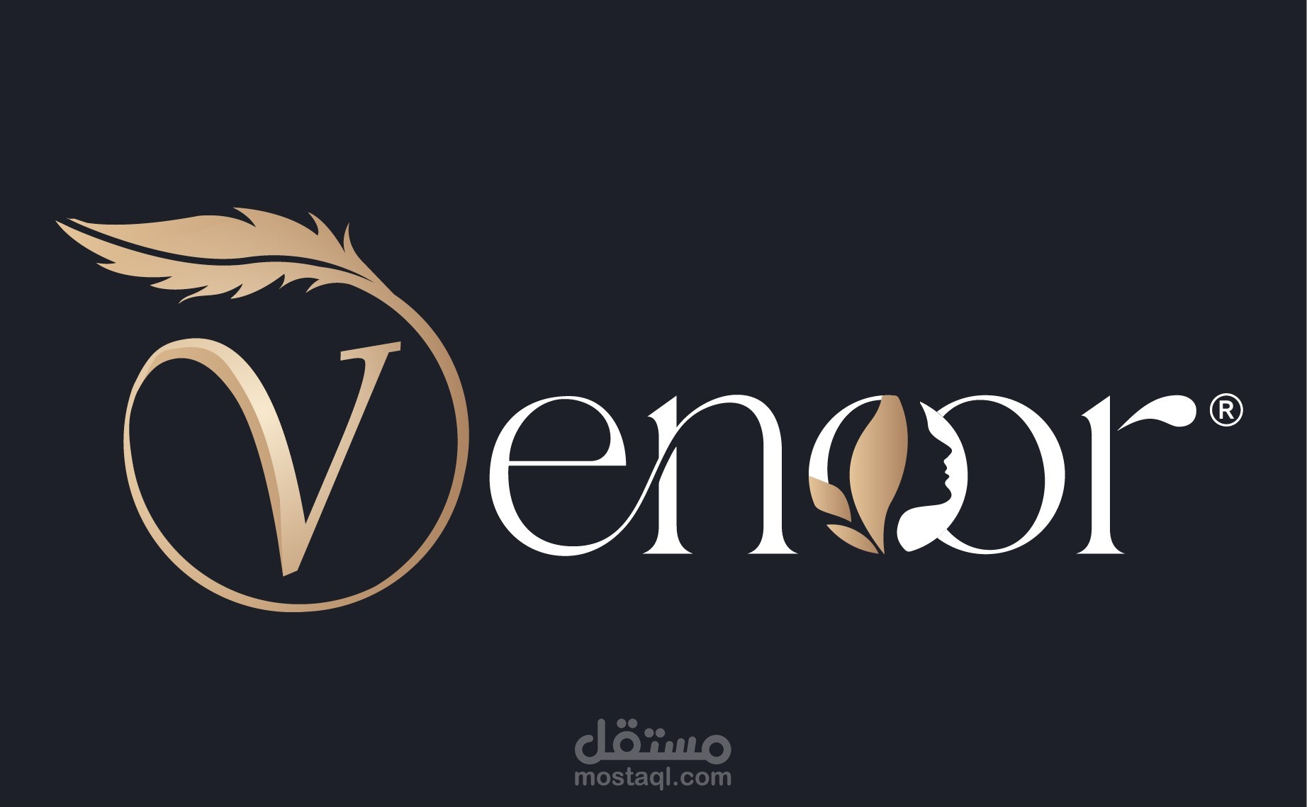 تصميم شعار لشركة Venoor لمواد التجميل