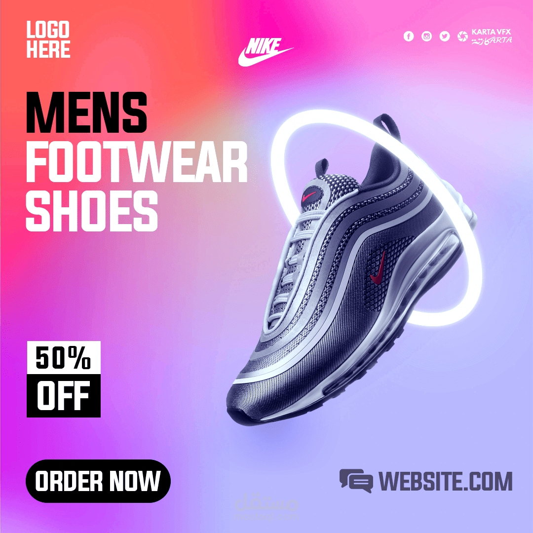 تصميم سوشيال ميديا فيس بوك