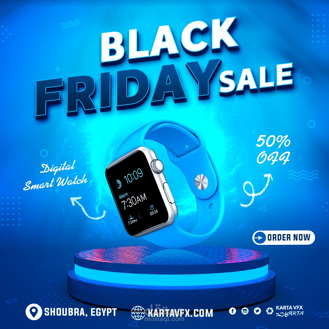 تصميمي للسوشيال ميديا فيس بوك لمنتج بشكل تفصيلي