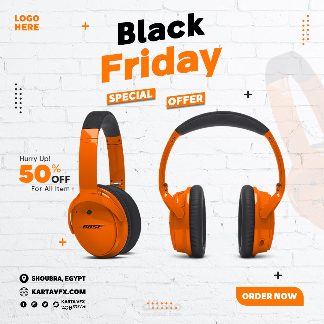 تصميمي للسوشيال ميديا فيس بوك لمنتج بشكل تفصيلي