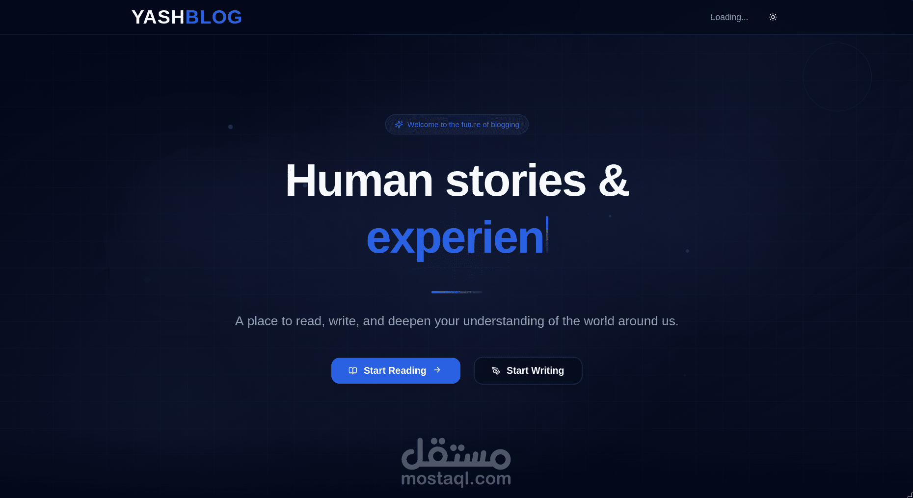 YASHBLOG | موقع مدونة احترافي