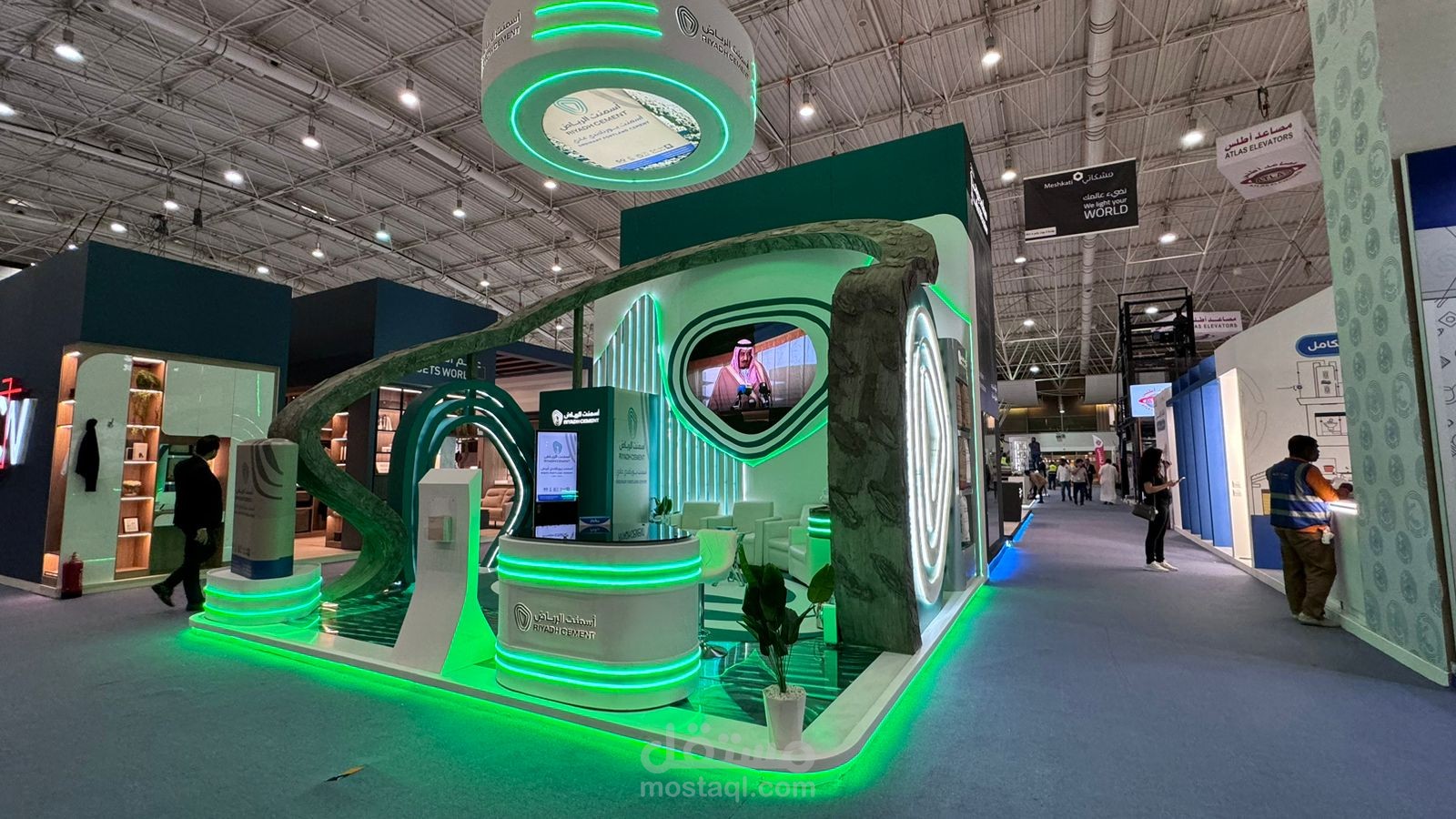 ٌRiyadh cement booth