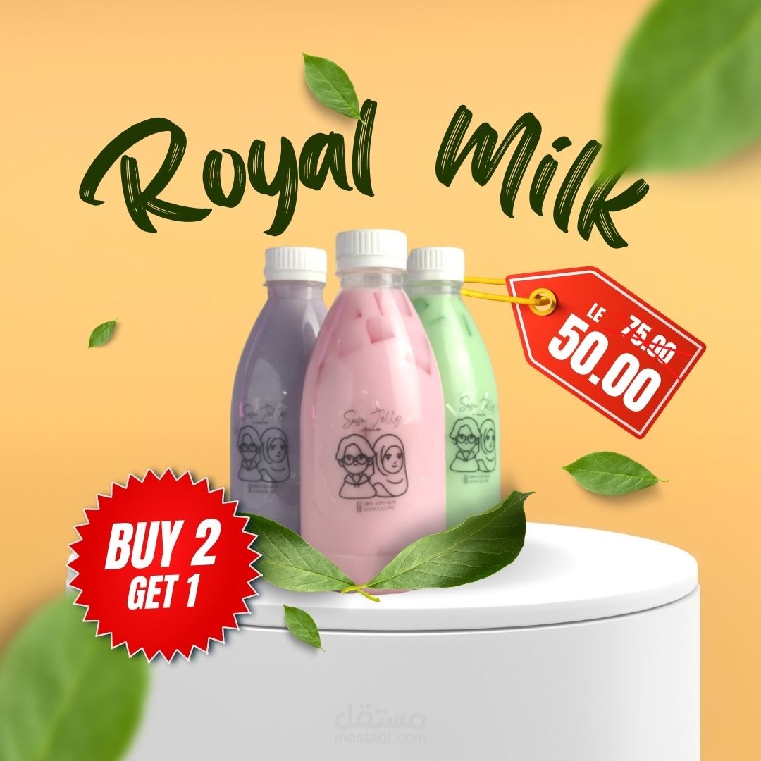 Royal milk flayer