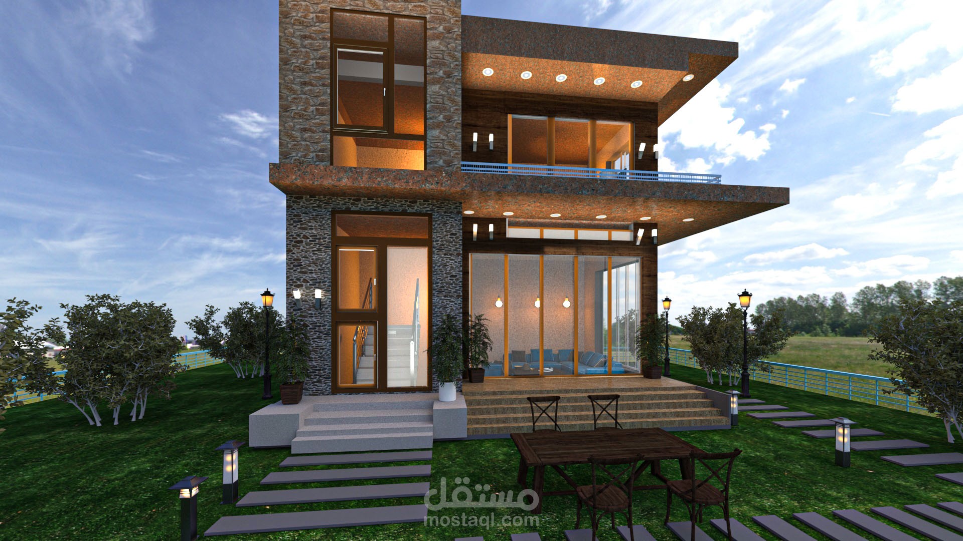 modern villa