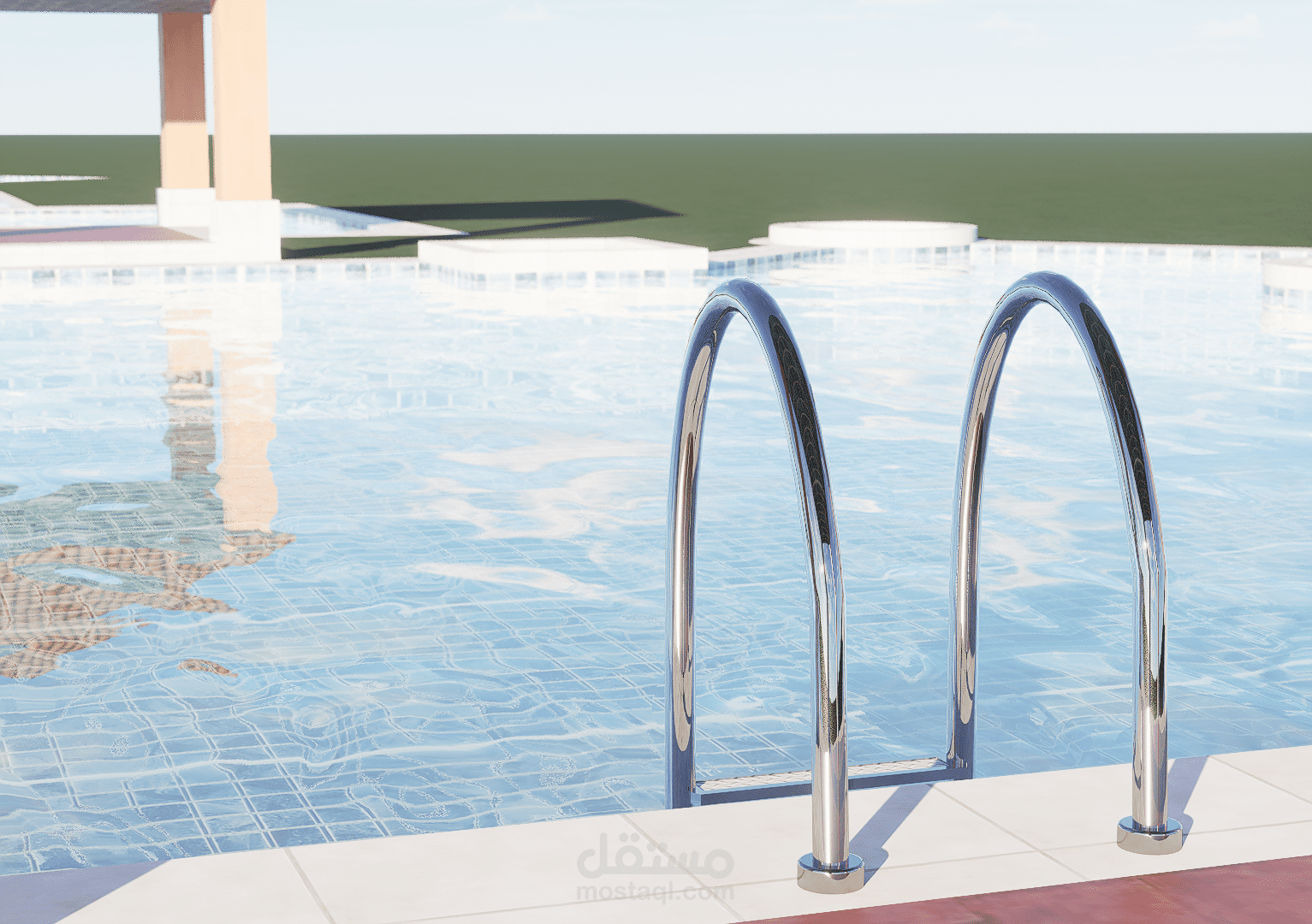3D modeling for FAF Swimming pool company