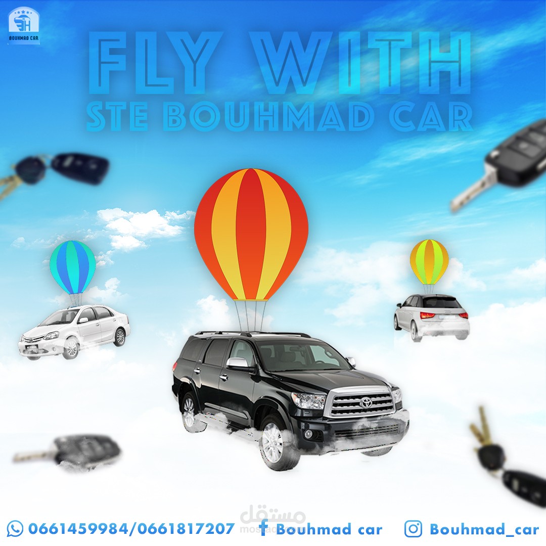 LOCATION CAR SOCIAL MEDIA DESIGN