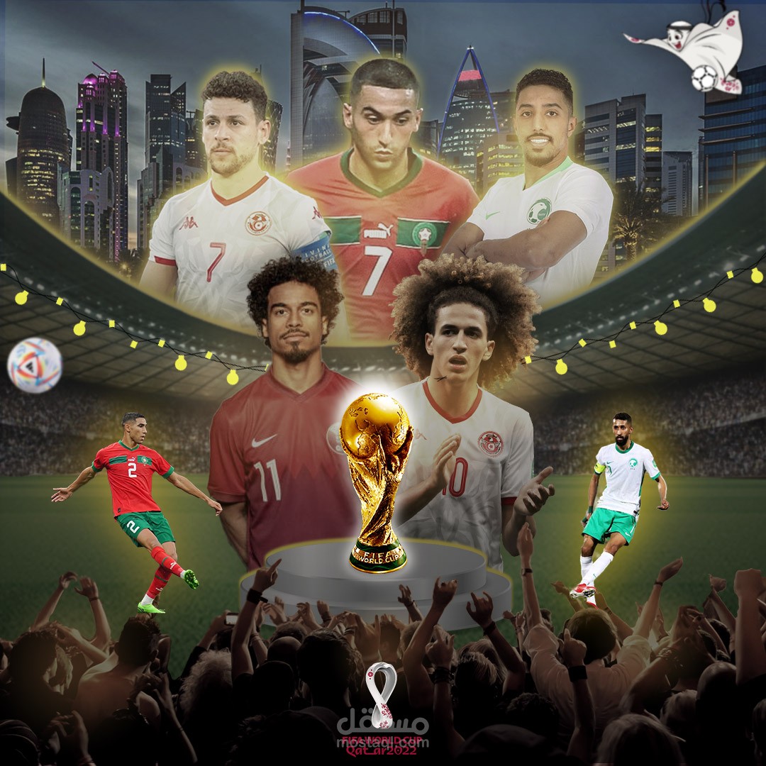 ARABS WORLD CUP SOCIAL MEDIA DESIGN