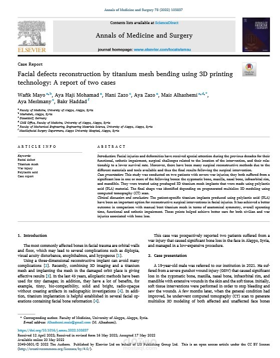 Scientific Research - Case Report