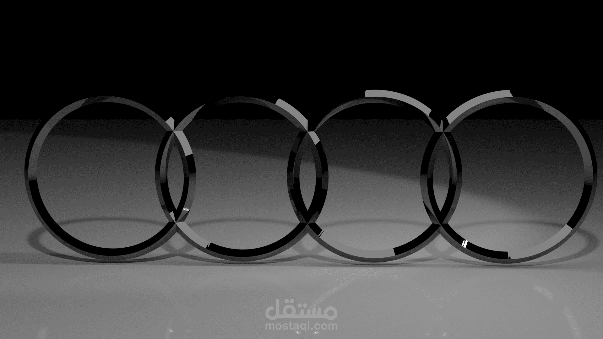 تصميم ثلاثي الأبعاد لشركة سيارات ألمانية