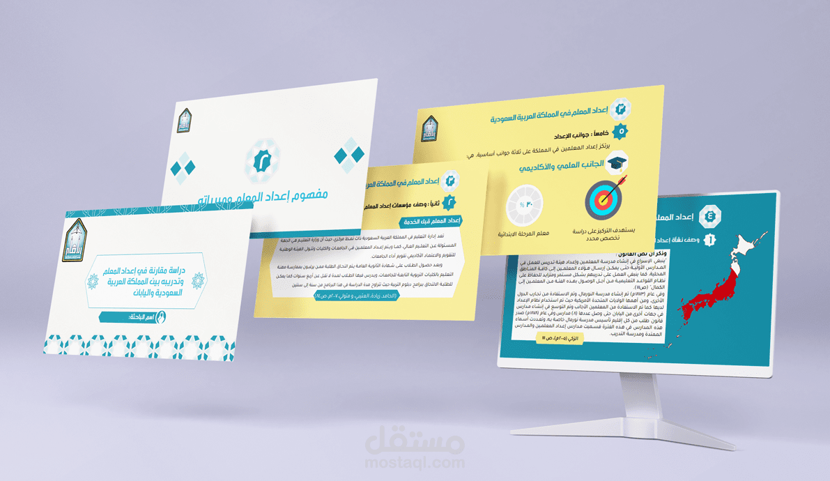 عرض تقديمي لرسالة ماجستير
