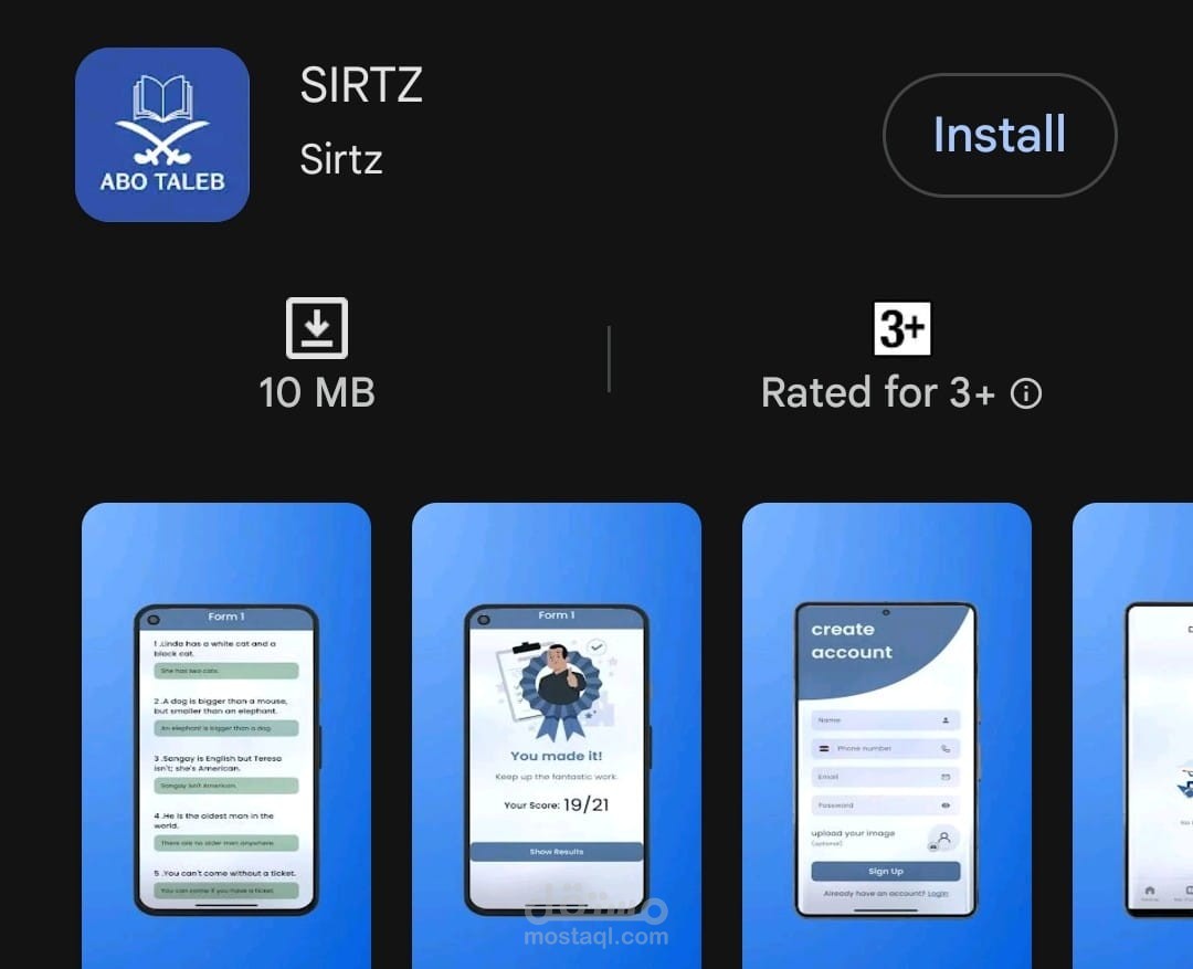 Abotaleb quiz app (Sirtz)