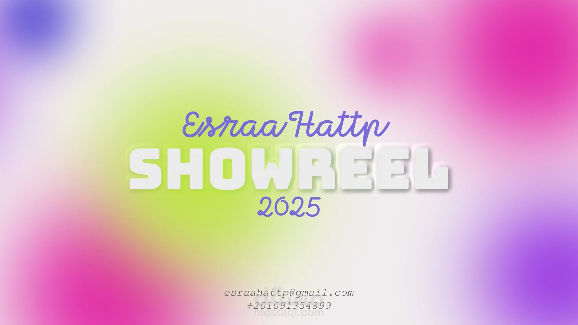Showreel2025