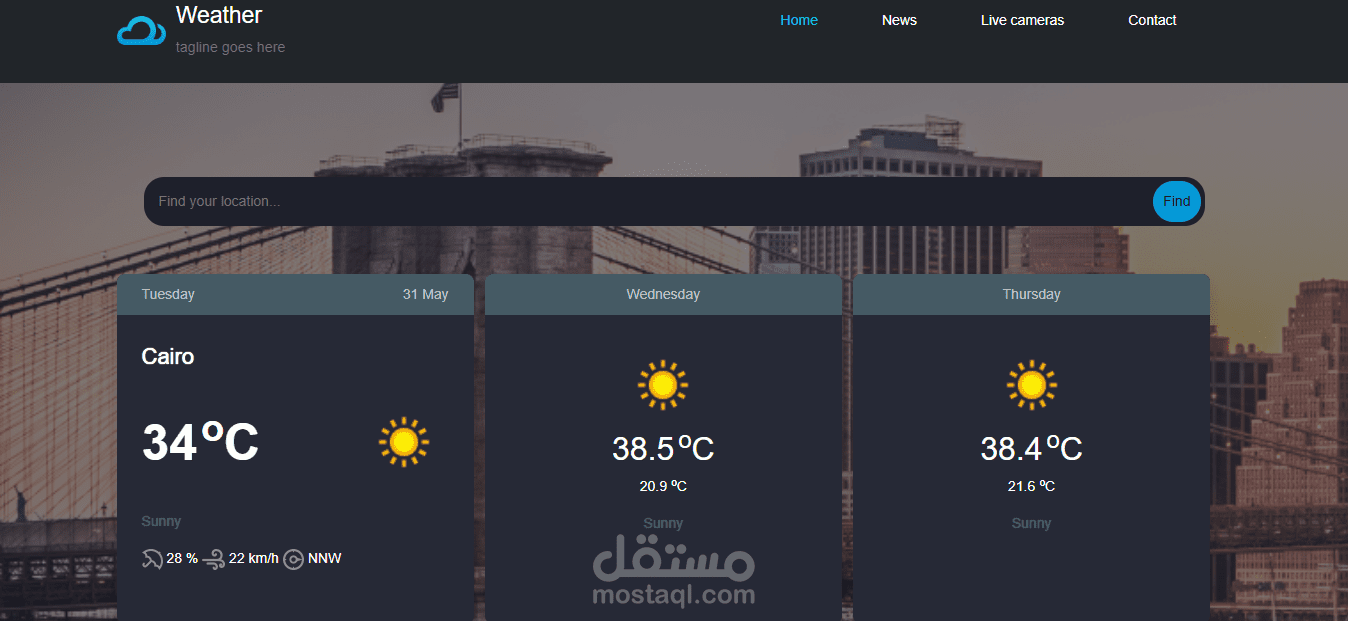 weather app