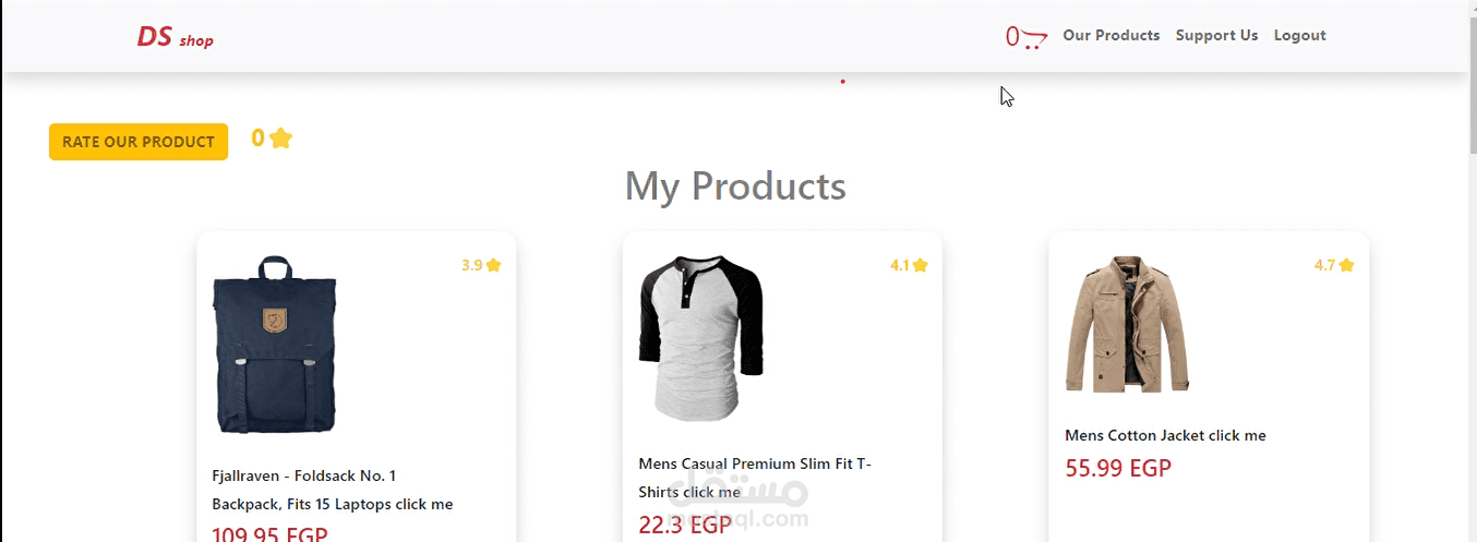 ecommerce website
