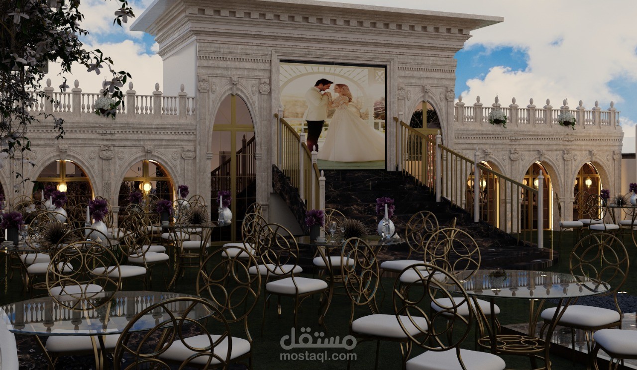 قاعة افراح مفتوحة