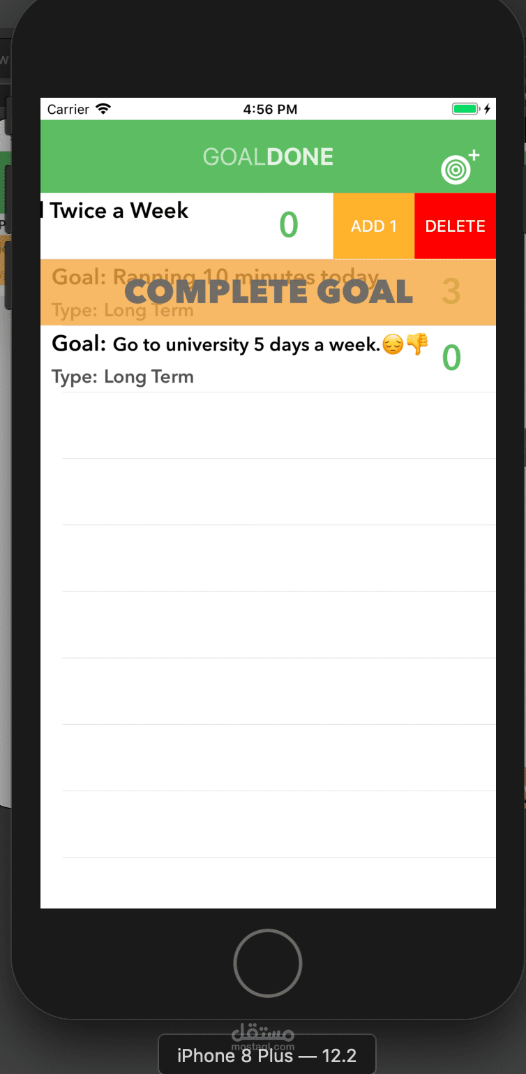 GoalsList / تطبيق متابعة الاهداف