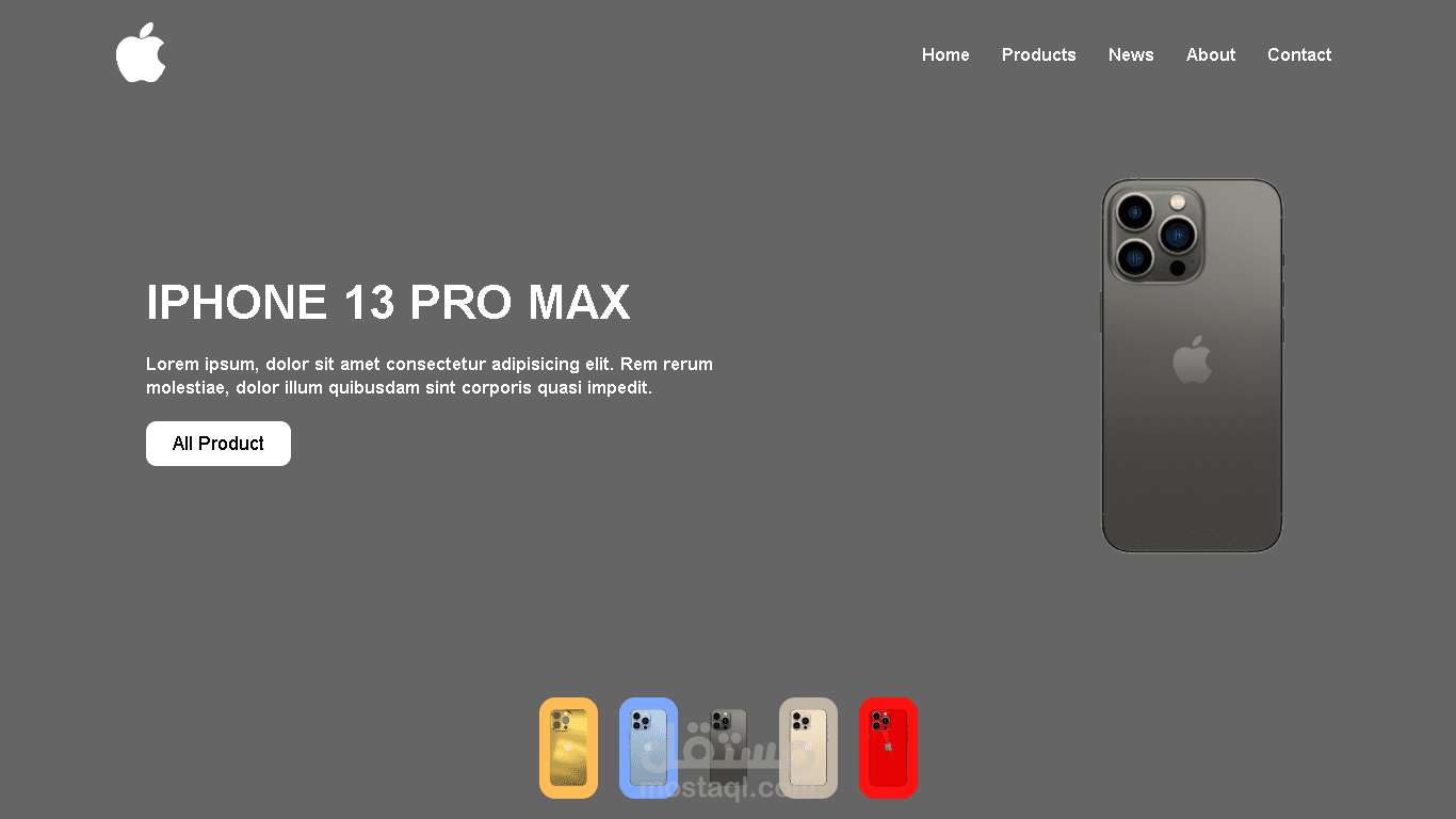 Iphone Creative Landing Page