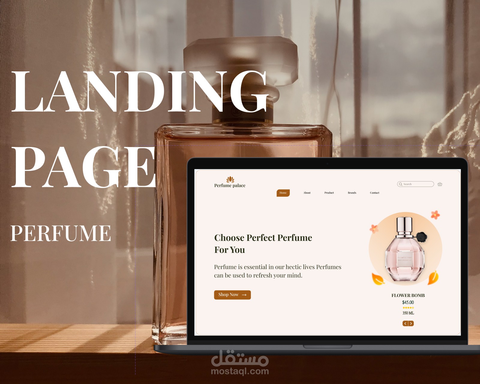 Perfume-Landing Page Design